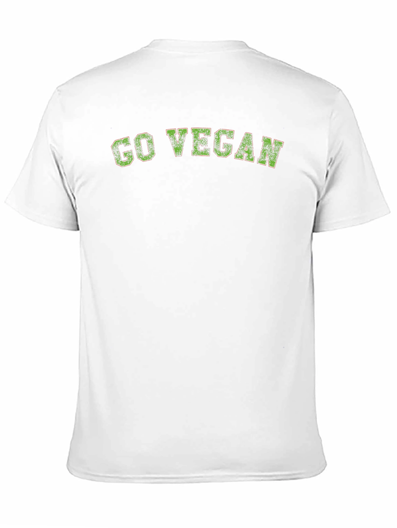 Go Vegan Black Graphic Tee - Plant-Based Lifestyle Shirt