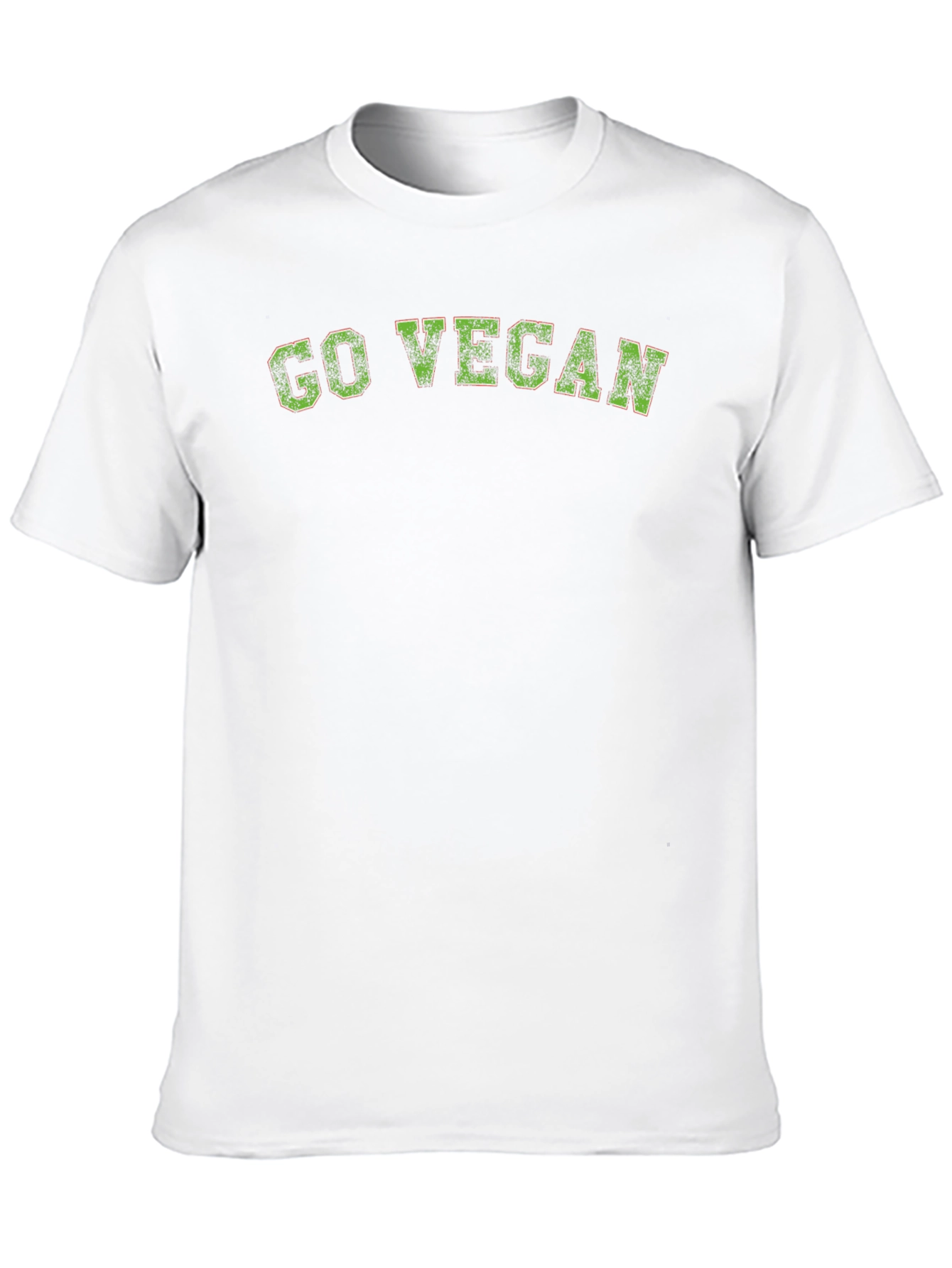 Go Vegan Black Graphic Tee - Plant-Based Lifestyle Shirt