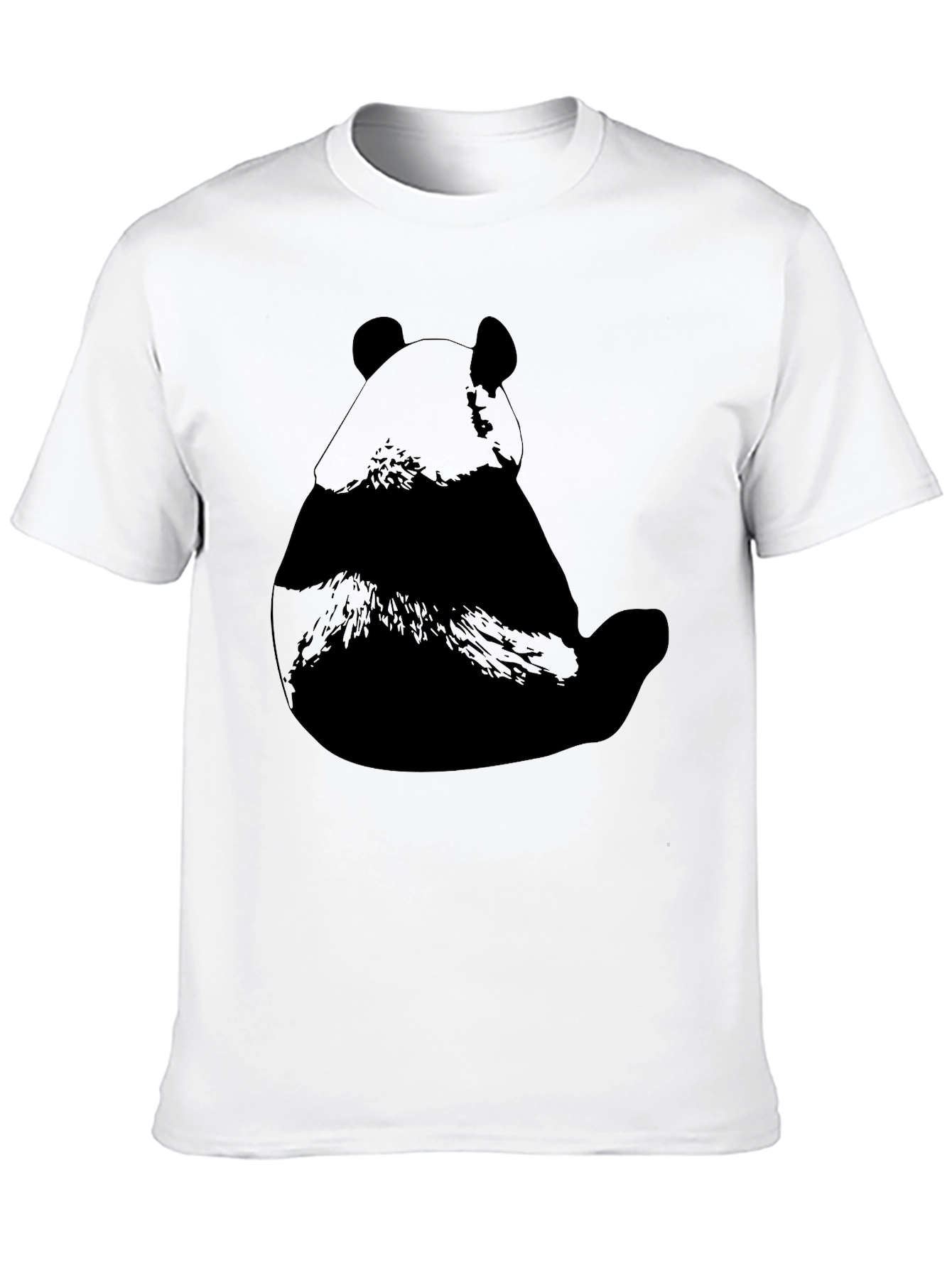 Black Panda Silhouette T-Shirt