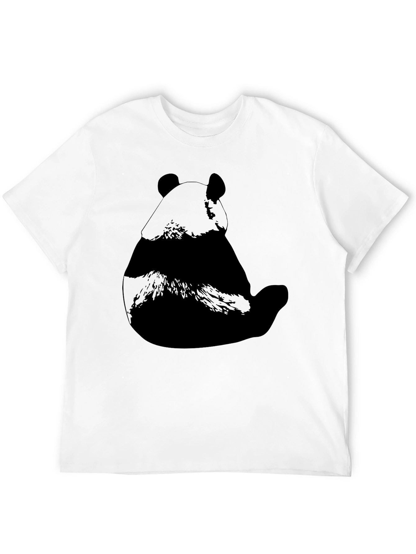 Black Panda Silhouette T-Shirt