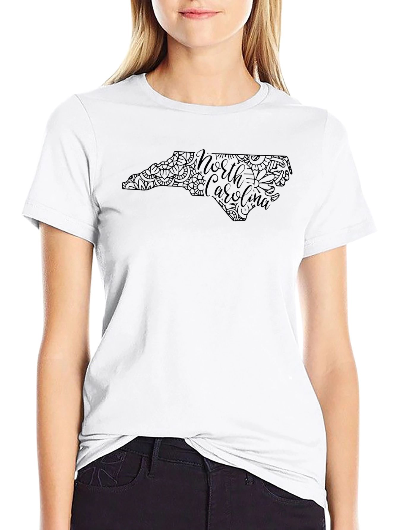 North Carolina State Pride Graphic Tee - Black