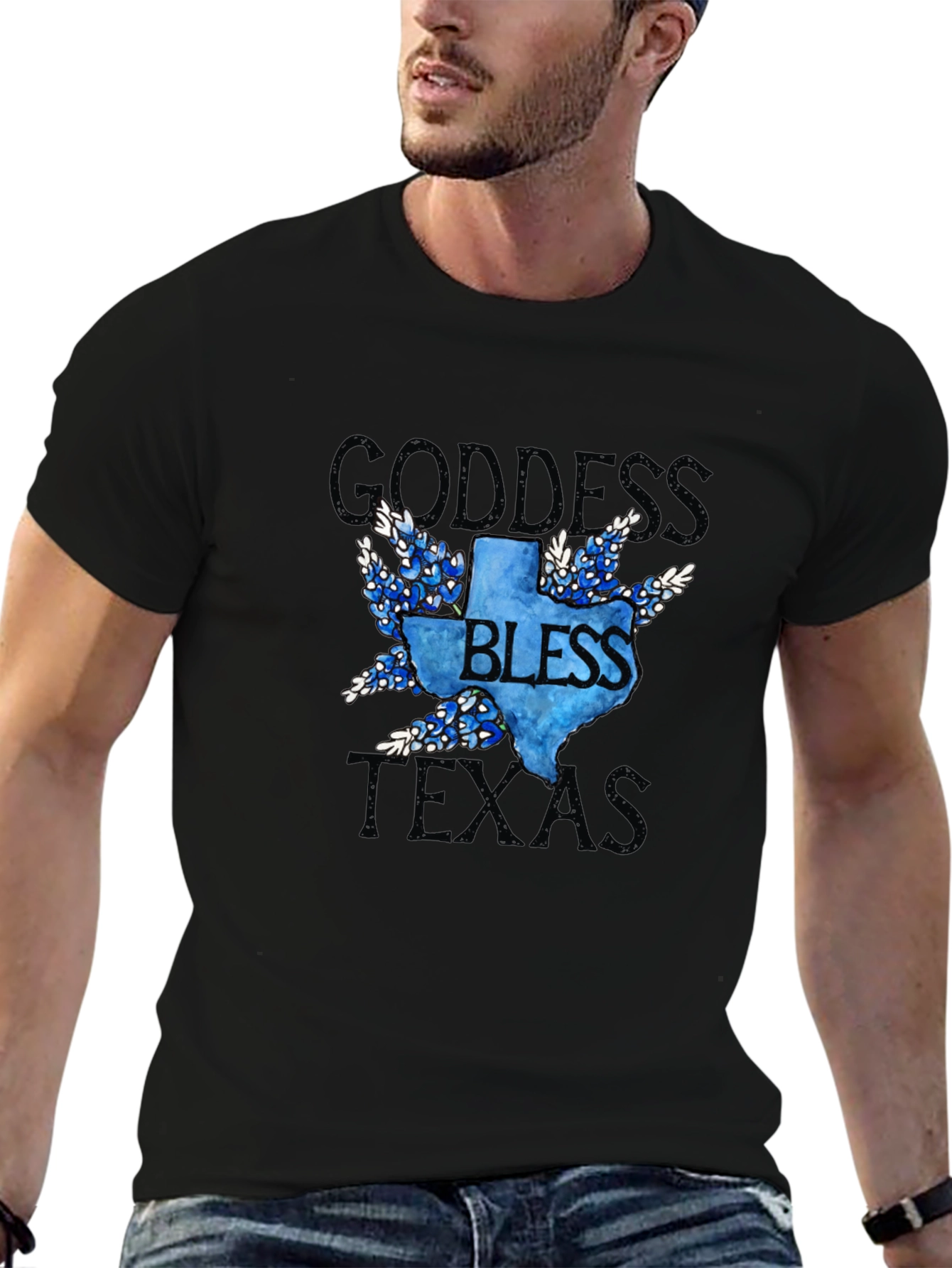 Goddess Bless Texas T-Shirt