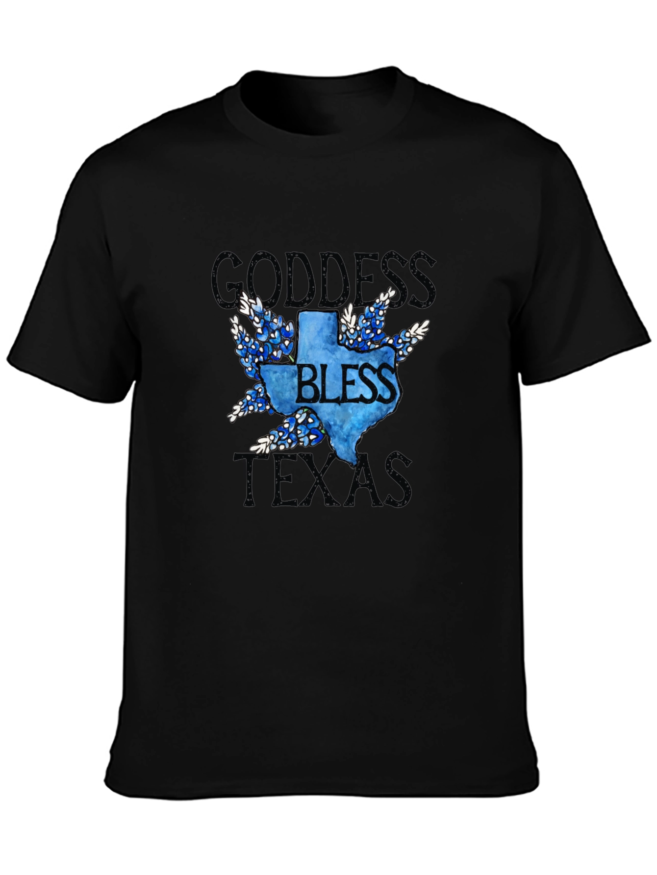 Goddess Bless Texas T-Shirt