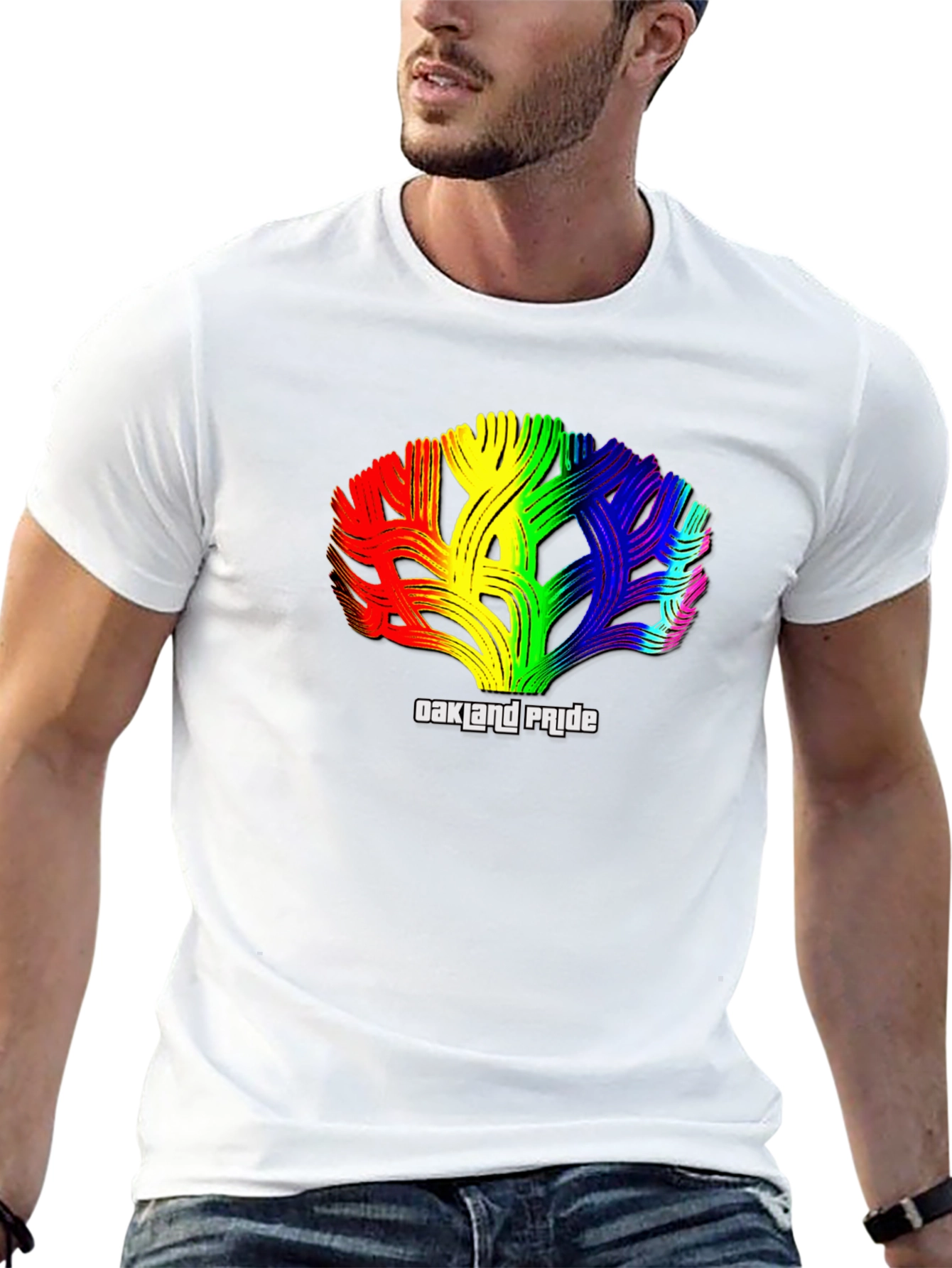 Oakland Pride Rainbow Tree T-Shirt