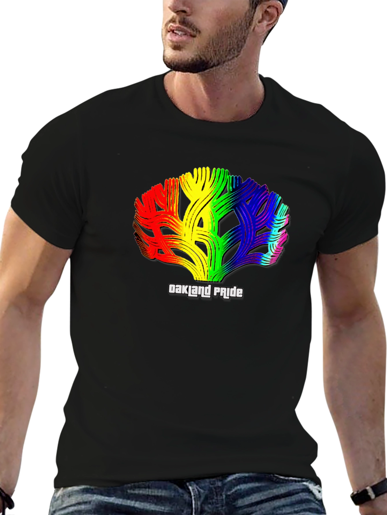 Oakland Pride Rainbow Tree T-Shirt