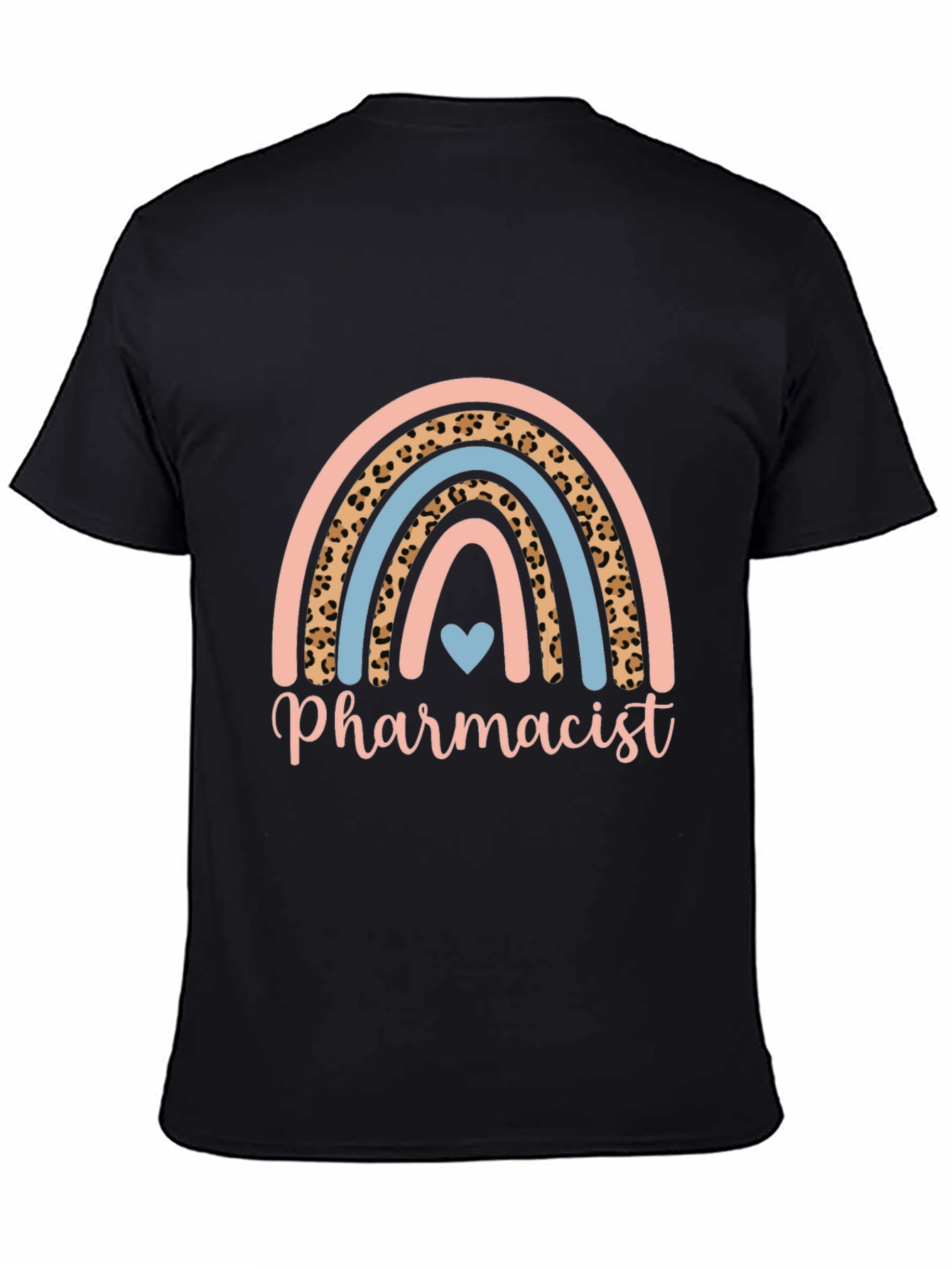 Pharmacist Rainbow Leopard Print T-Shirt