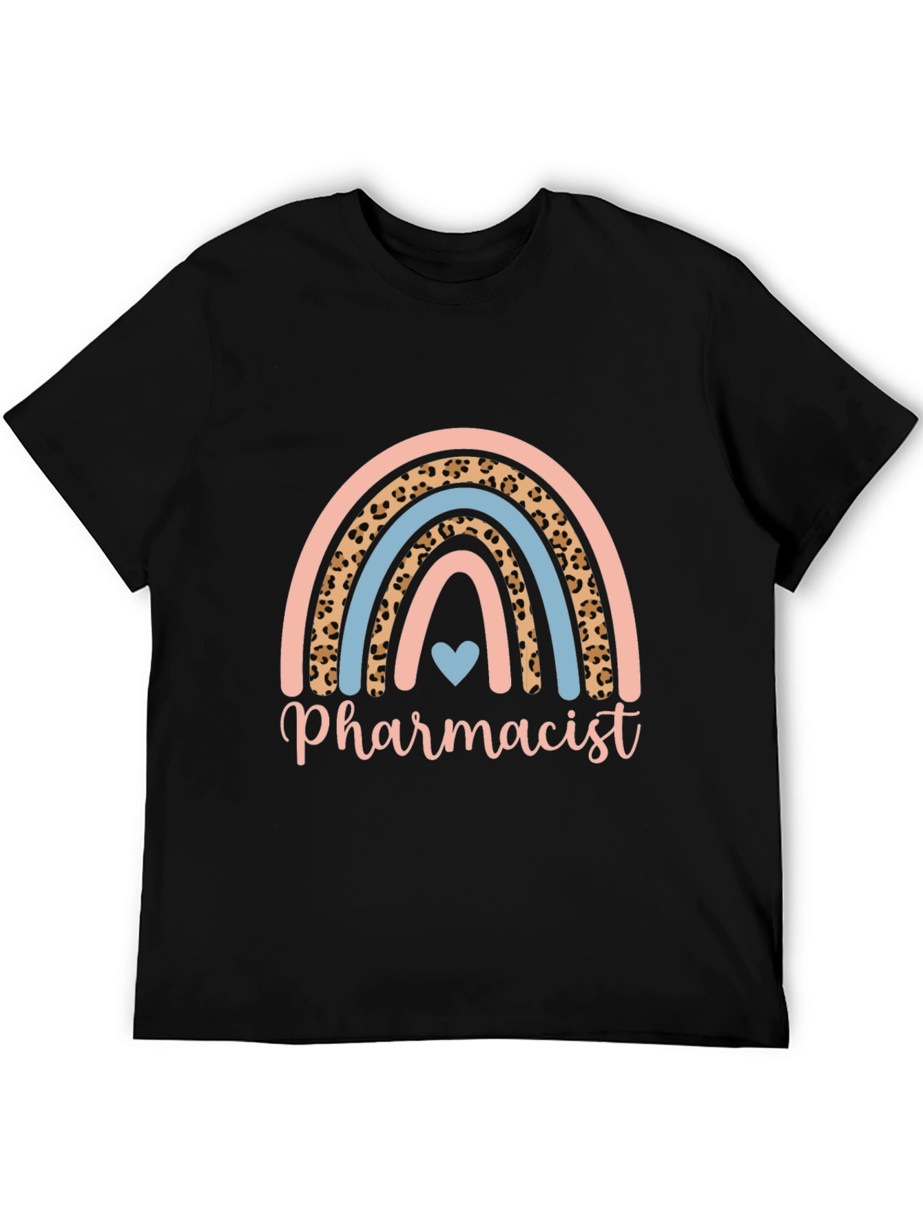 Pharmacist Rainbow Leopard Print T-Shirt