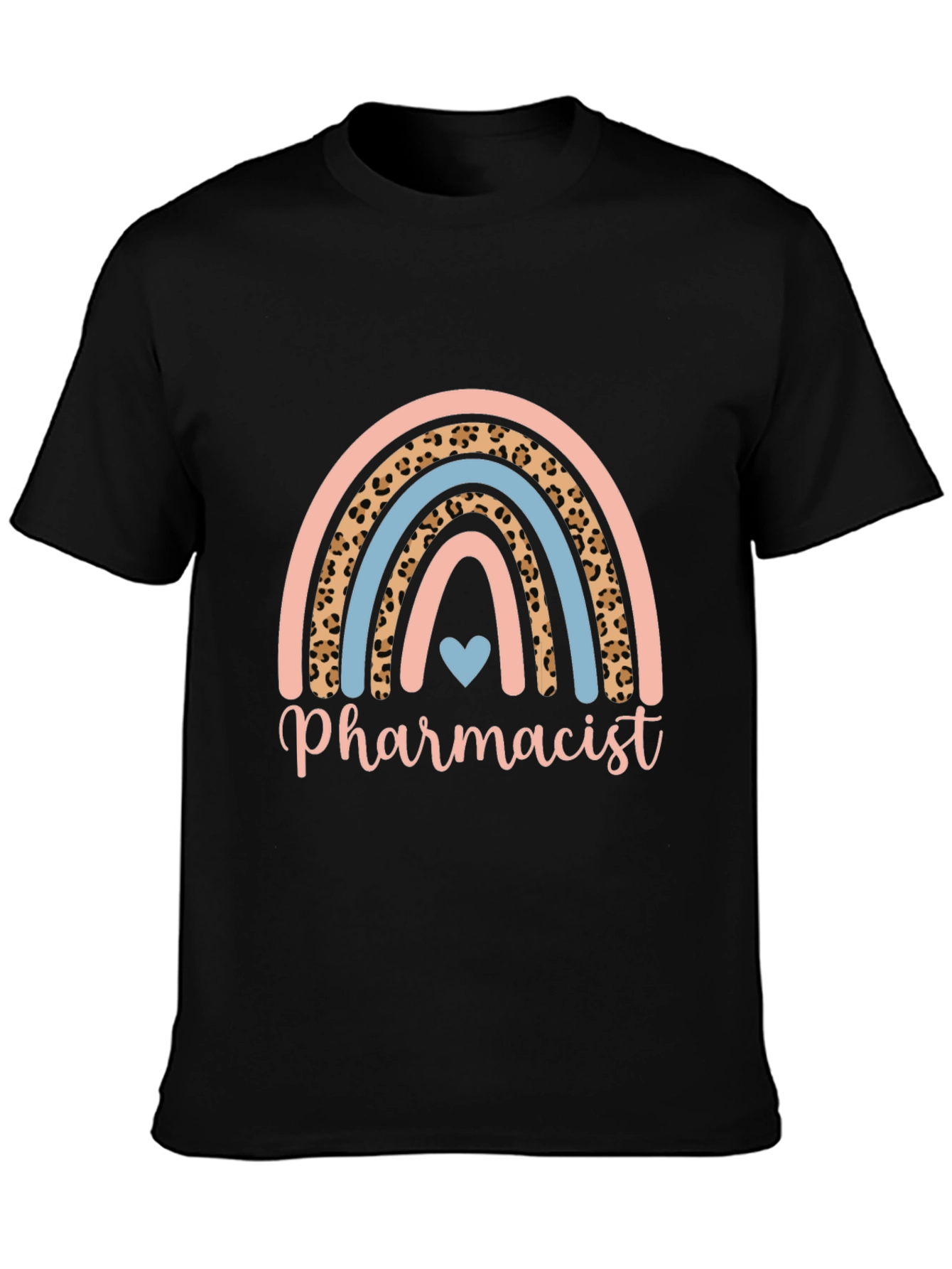 Pharmacist Rainbow Leopard Print T-Shirt