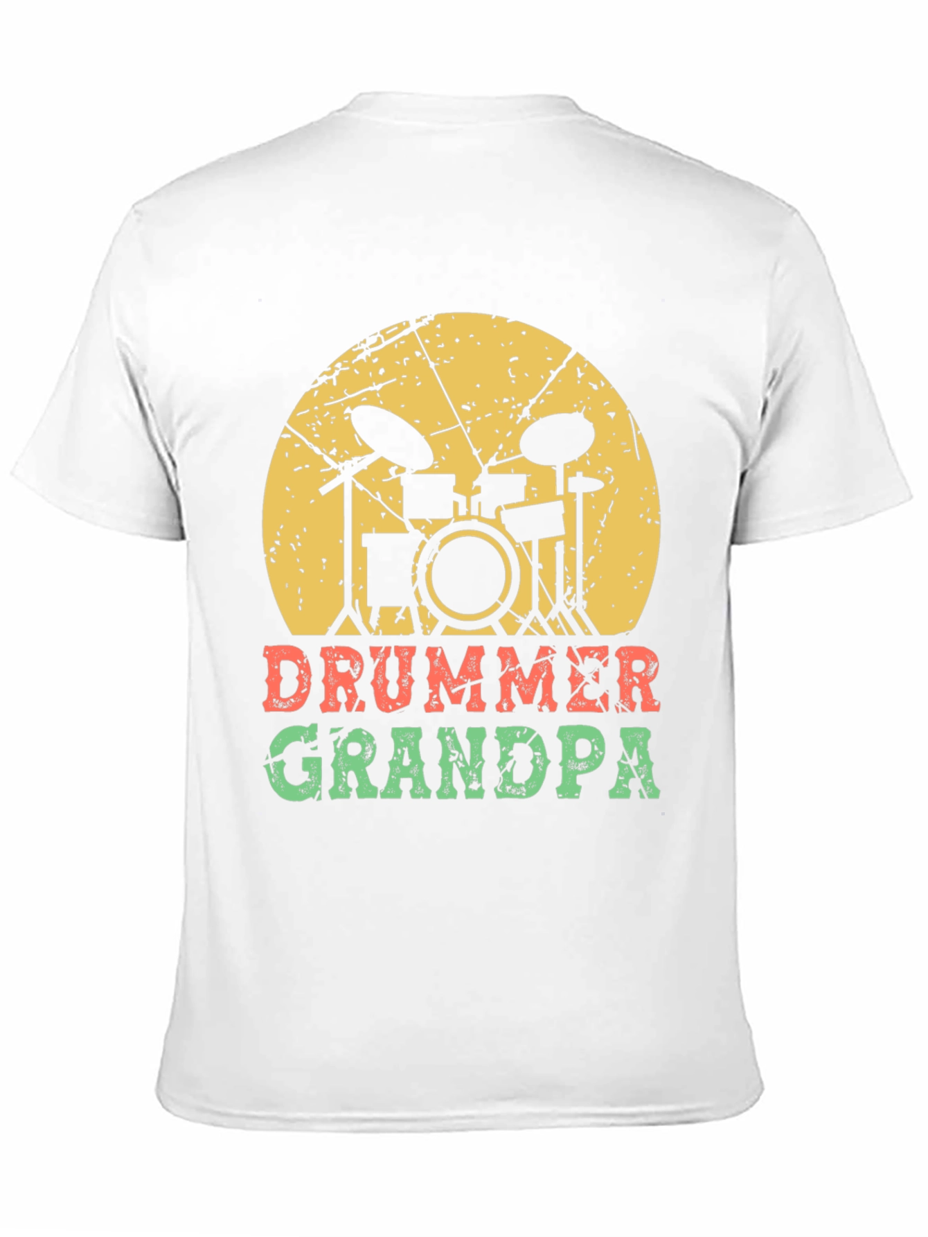 Drummer Grandpa T-Shirt - Music Lover Gift