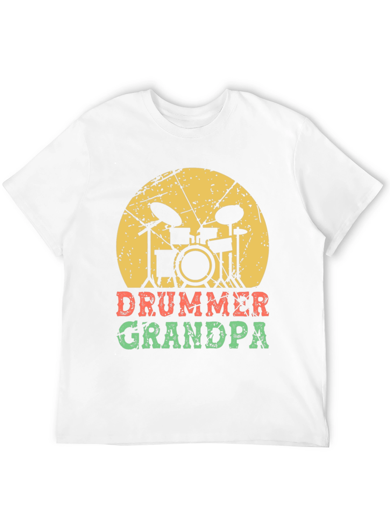 Drummer Grandpa T-Shirt - Music Lover Gift