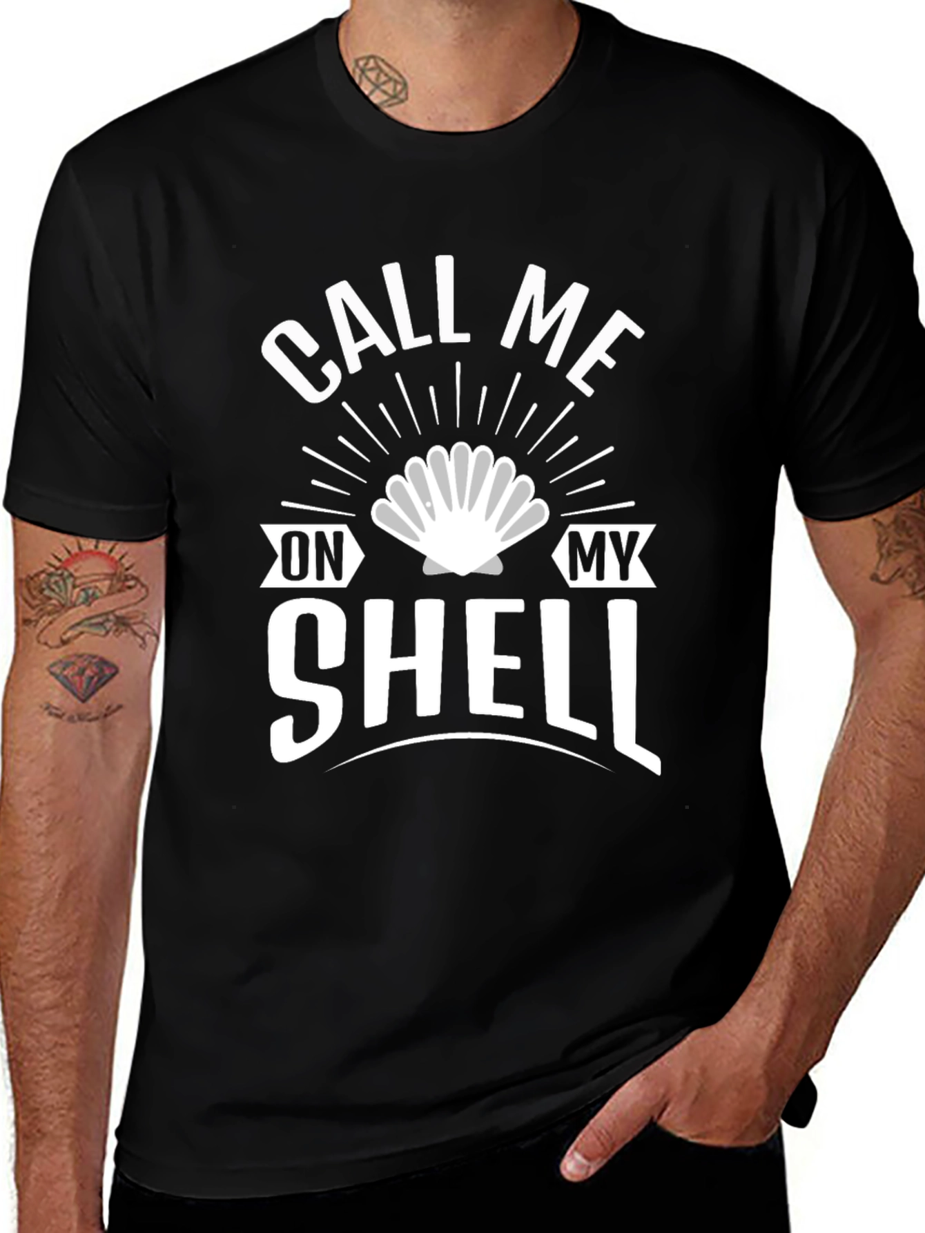 Call Me On My Shell Graphic T-Shirt
