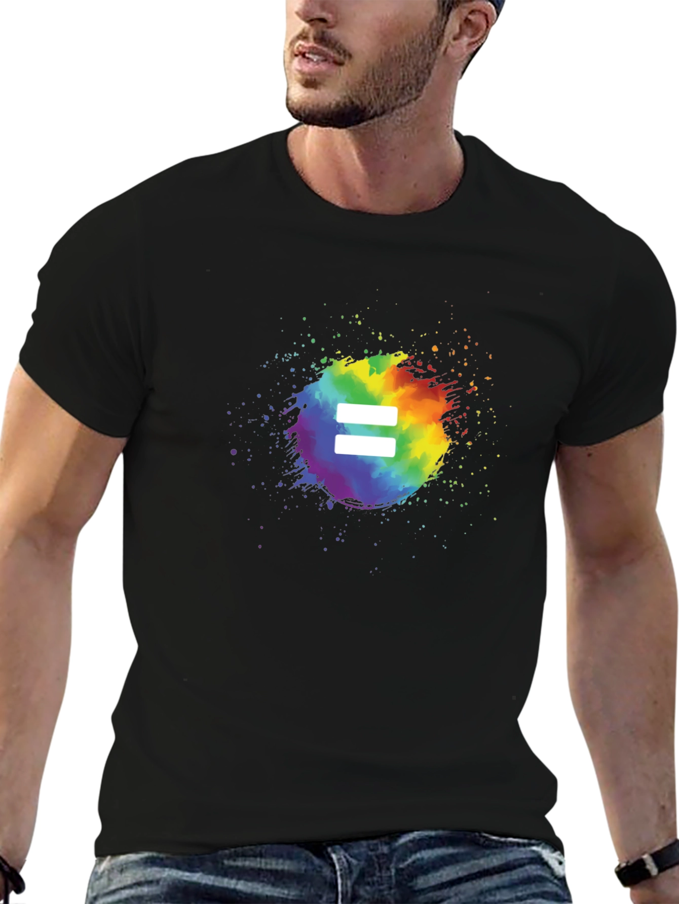 Equality Pride T-Shirt - Rainbow Splash