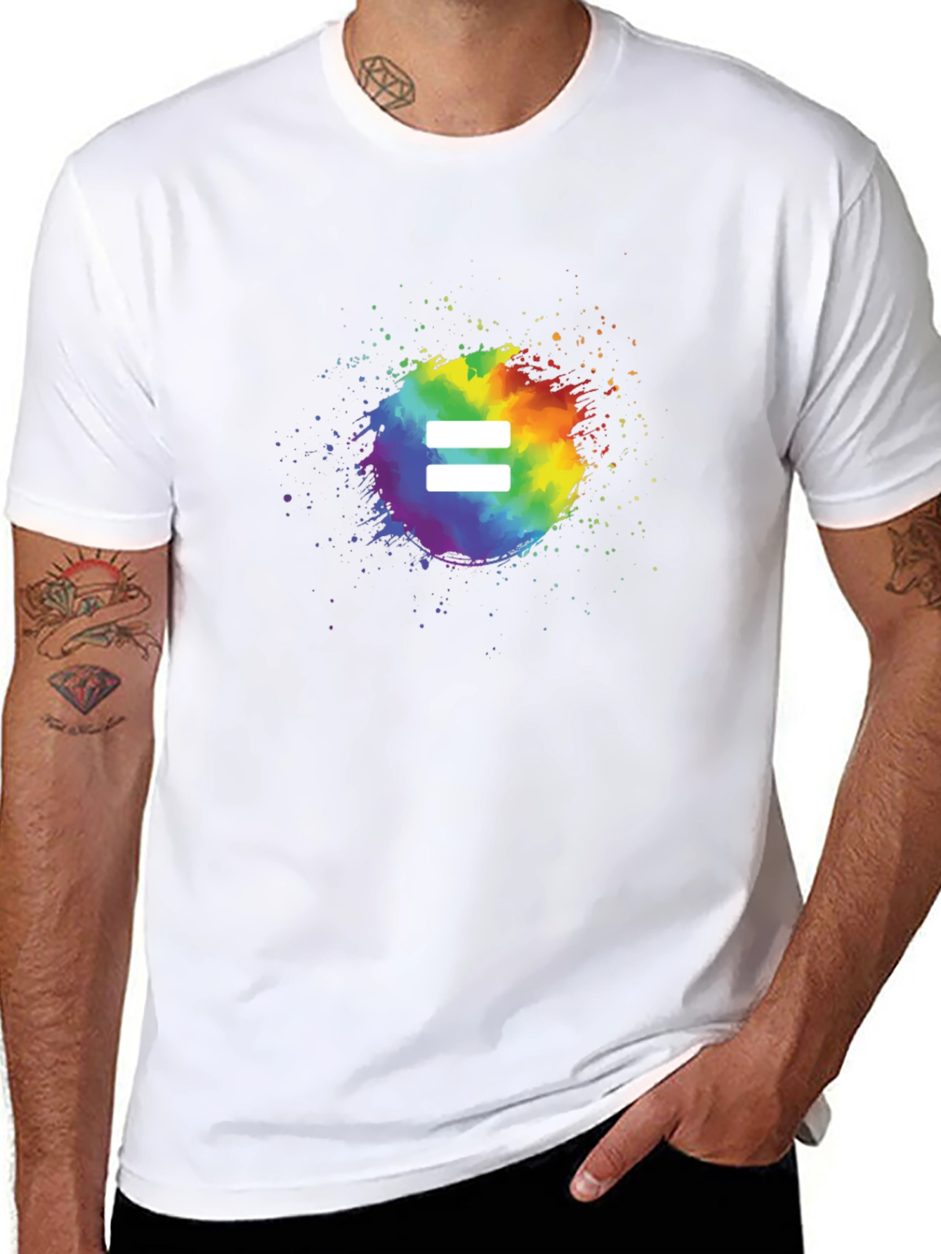 Equality Pride T-Shirt - Rainbow Splash