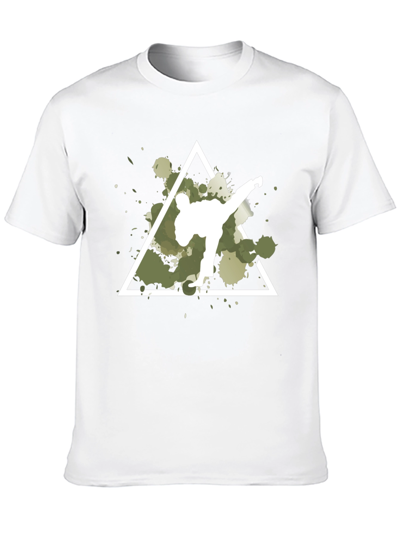 Martial Arts Kick Triangle T-Shirt