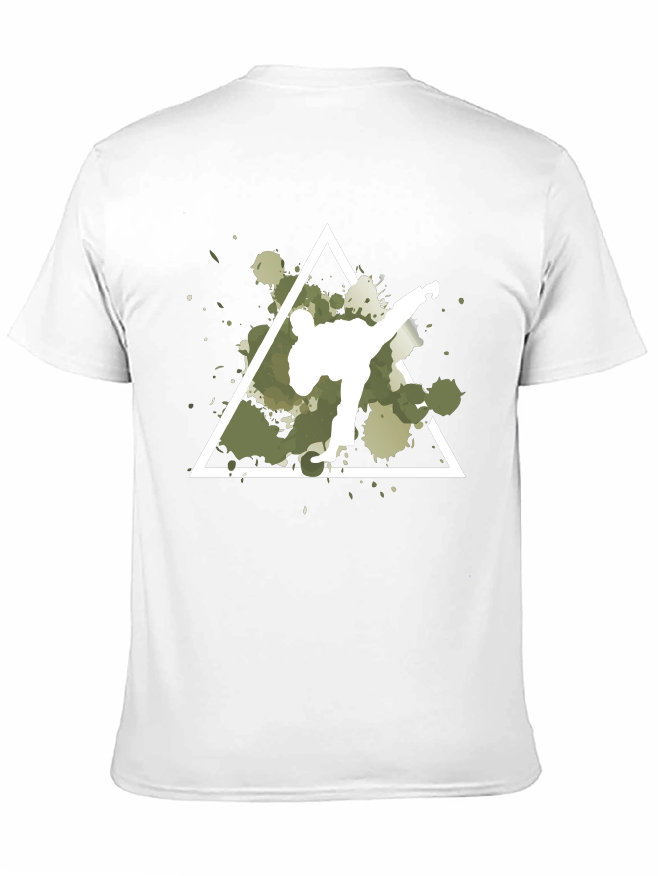 Martial Arts Kick Triangle T-Shirt