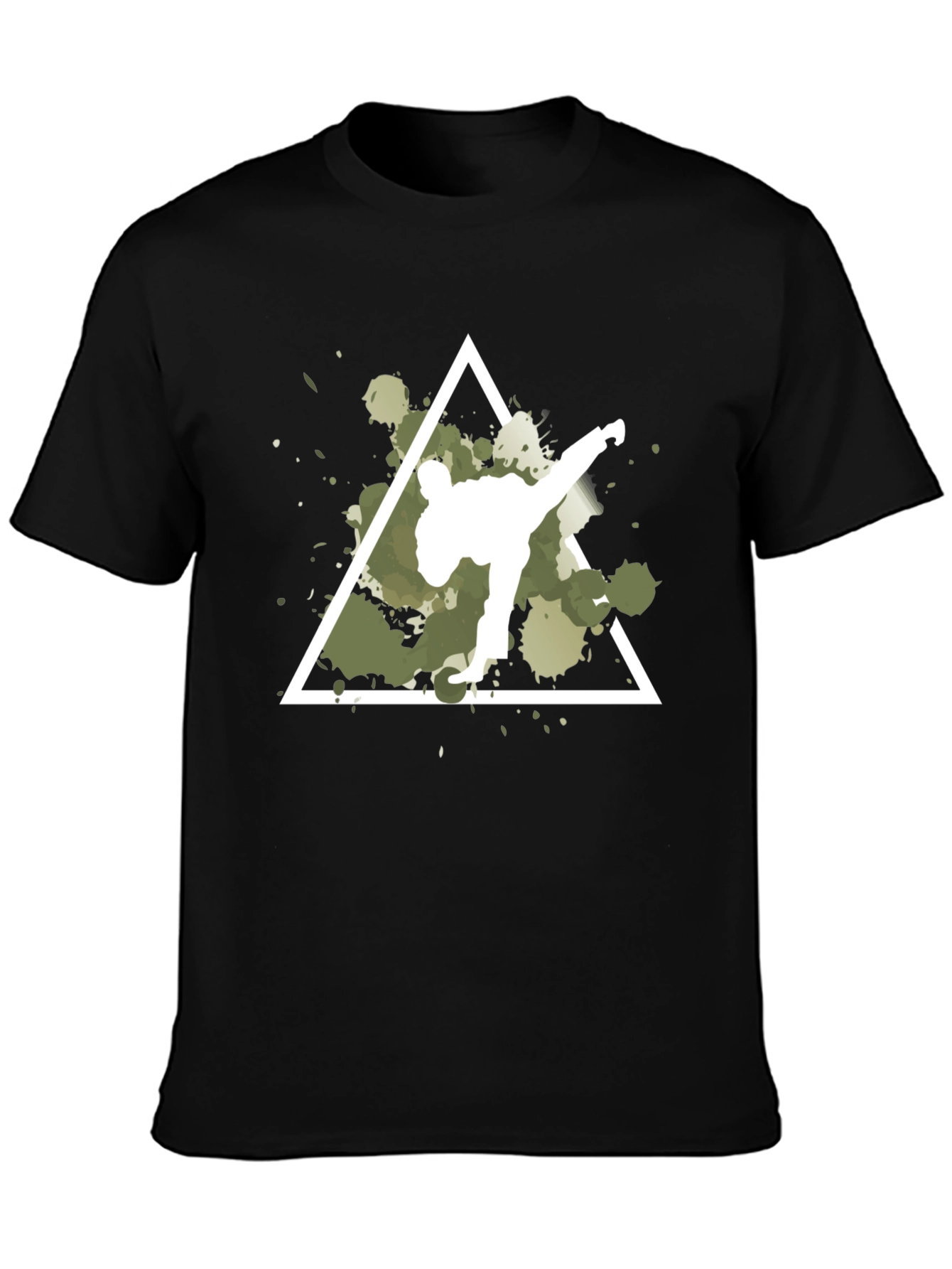 Martial Arts Kick Triangle T-Shirt