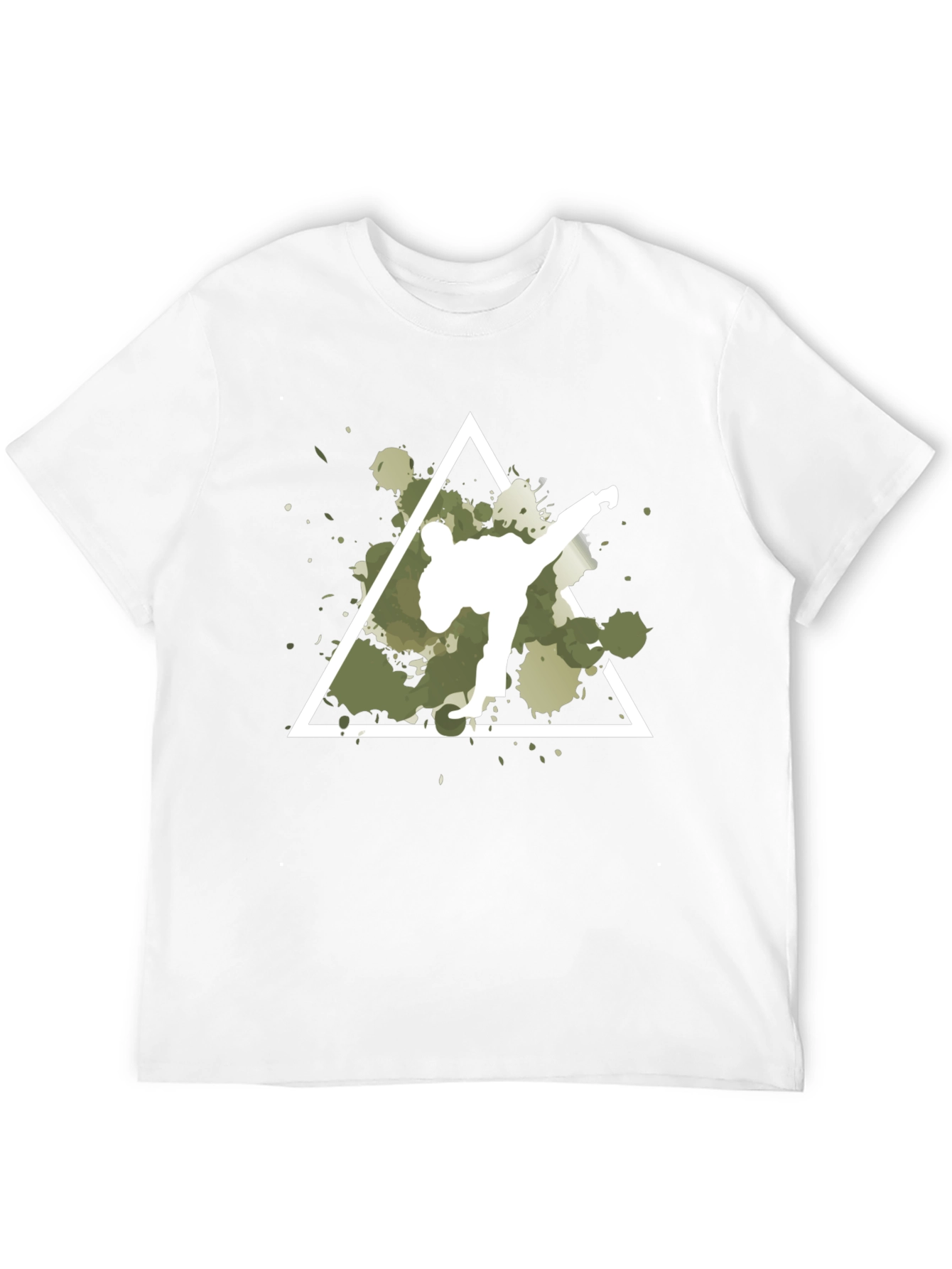 Martial Arts Kick Triangle T-Shirt