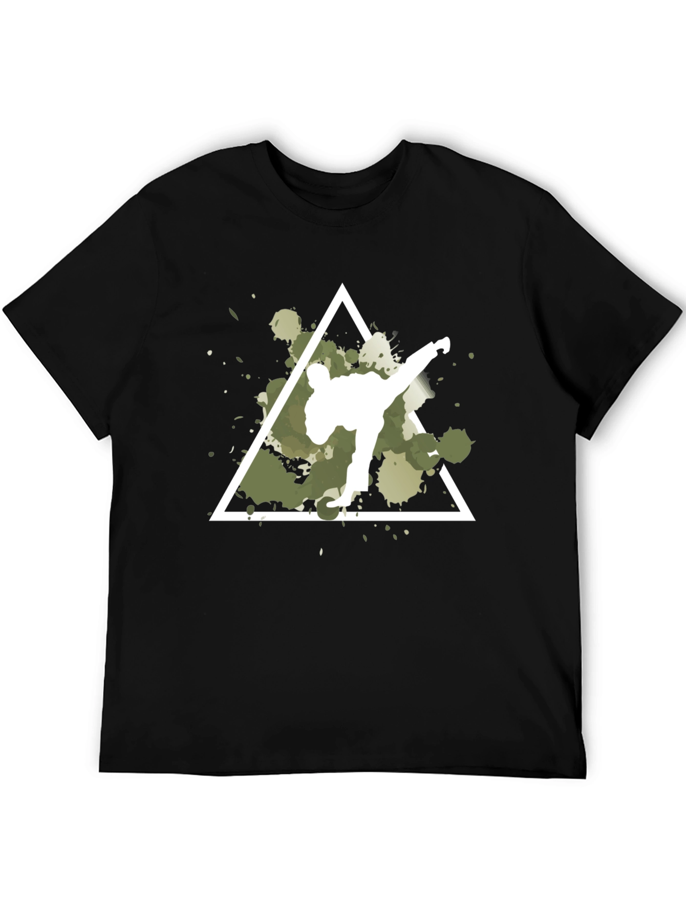 Martial Arts Kick Triangle T-Shirt
