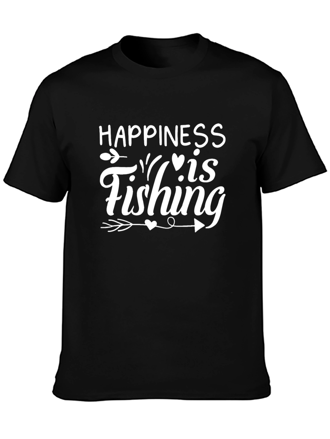 Happiness is Fishing Graphic Tee