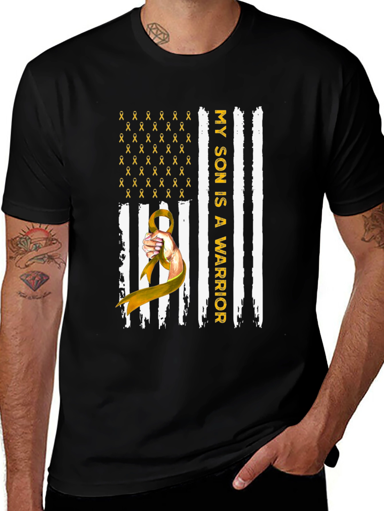My Son Is A Warrior Awareness Ribbon T-Shirt