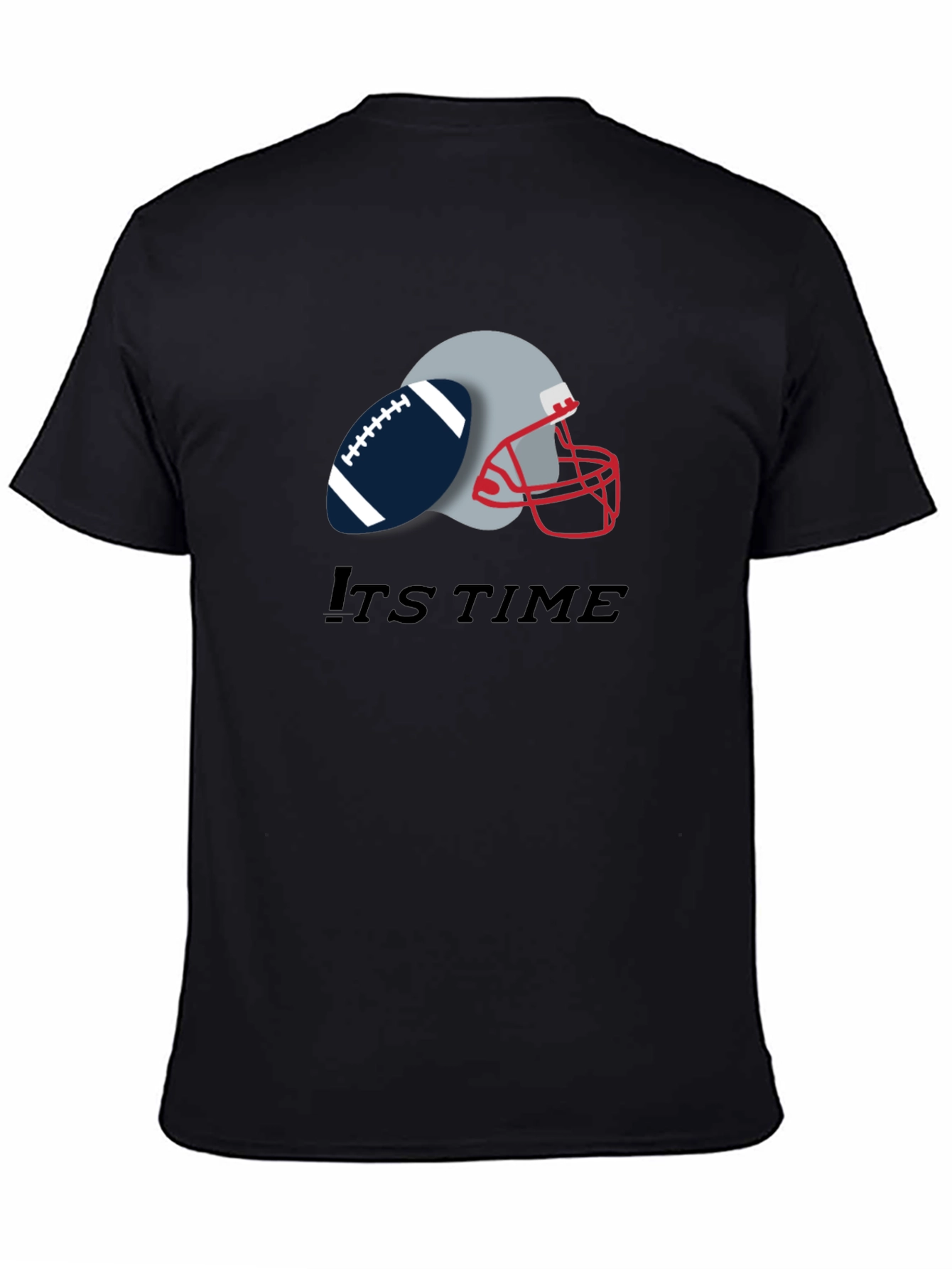 Its Time Football Graphic Tee