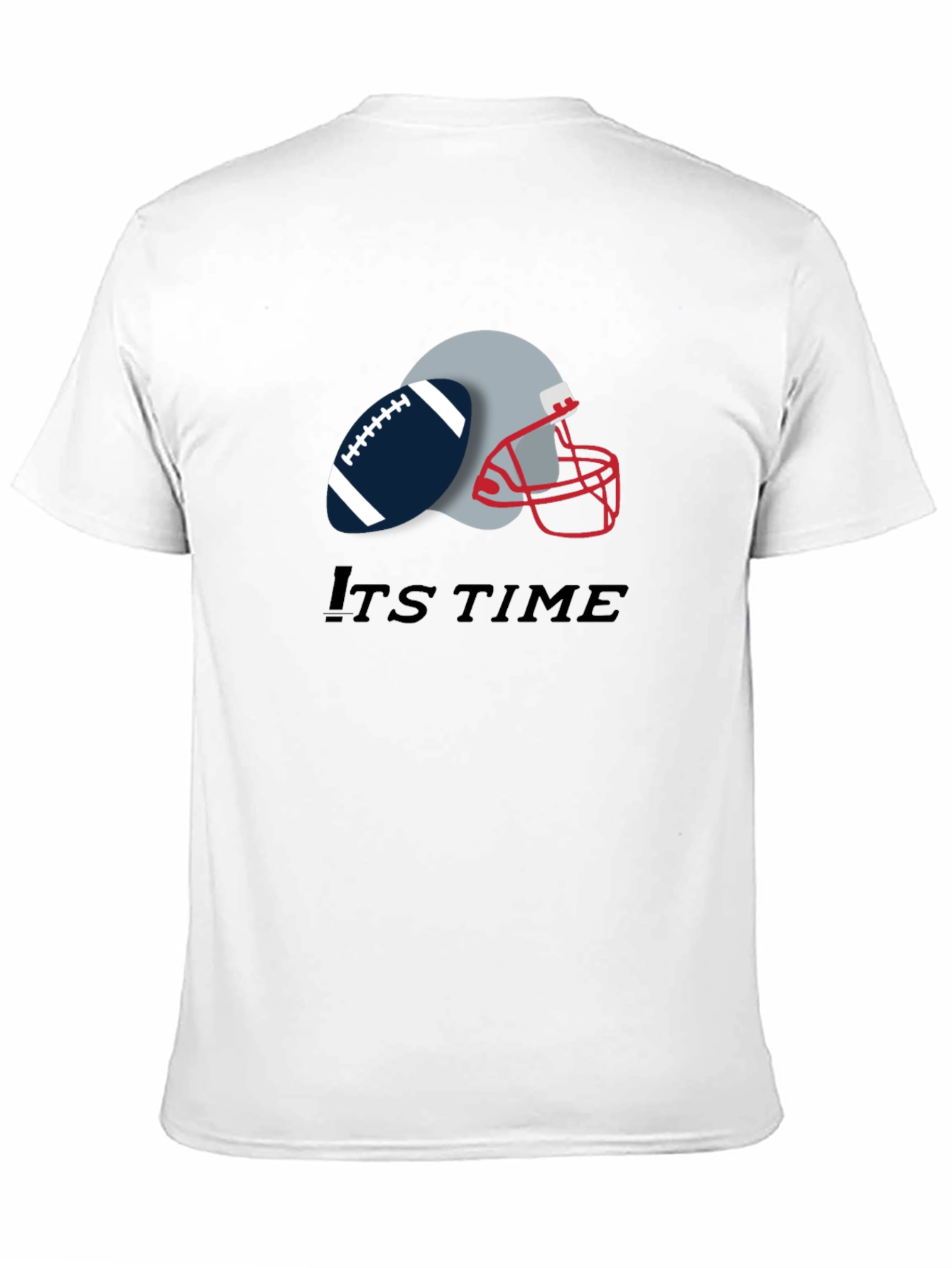 Its Time Football Graphic Tee