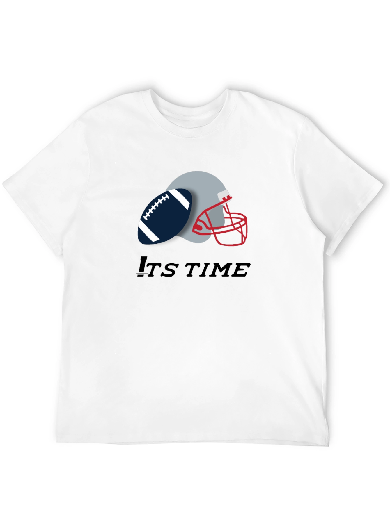 Its Time Football Graphic Tee