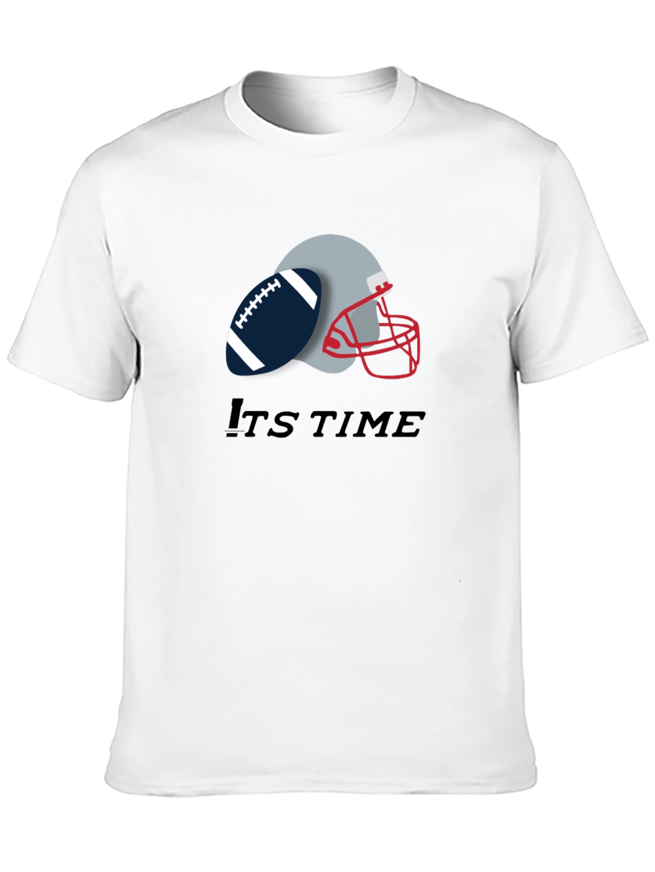 Its Time Football Graphic Tee