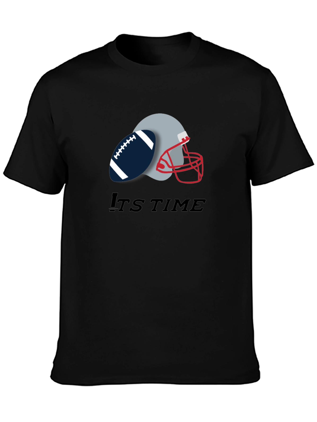 Its Time Football Graphic Tee