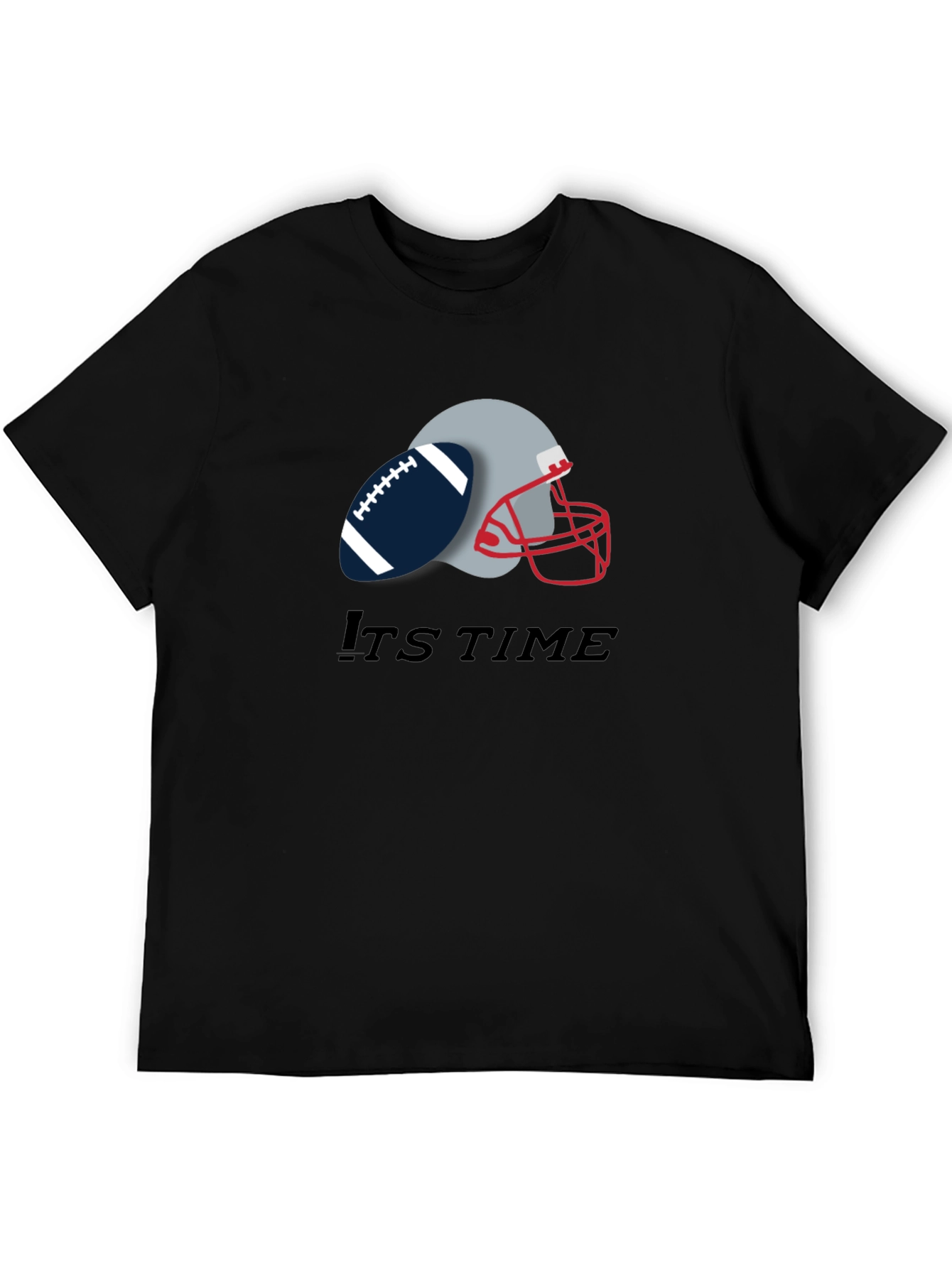 Its Time Football Graphic Tee
