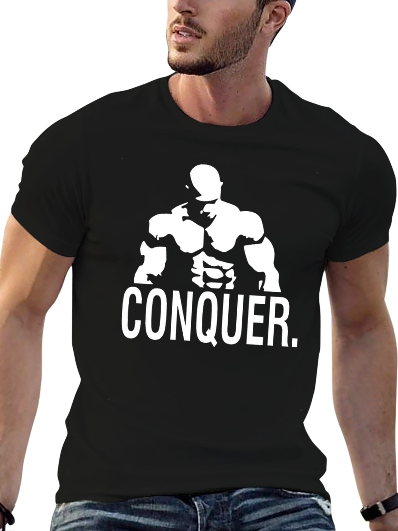 Conquer Graphic T-Shirt - Gym & Workout Apparel
