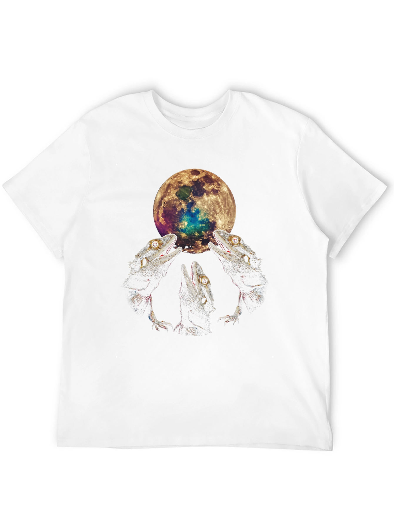 Lizard Moon T-Shirt - Unique Graphic Tee