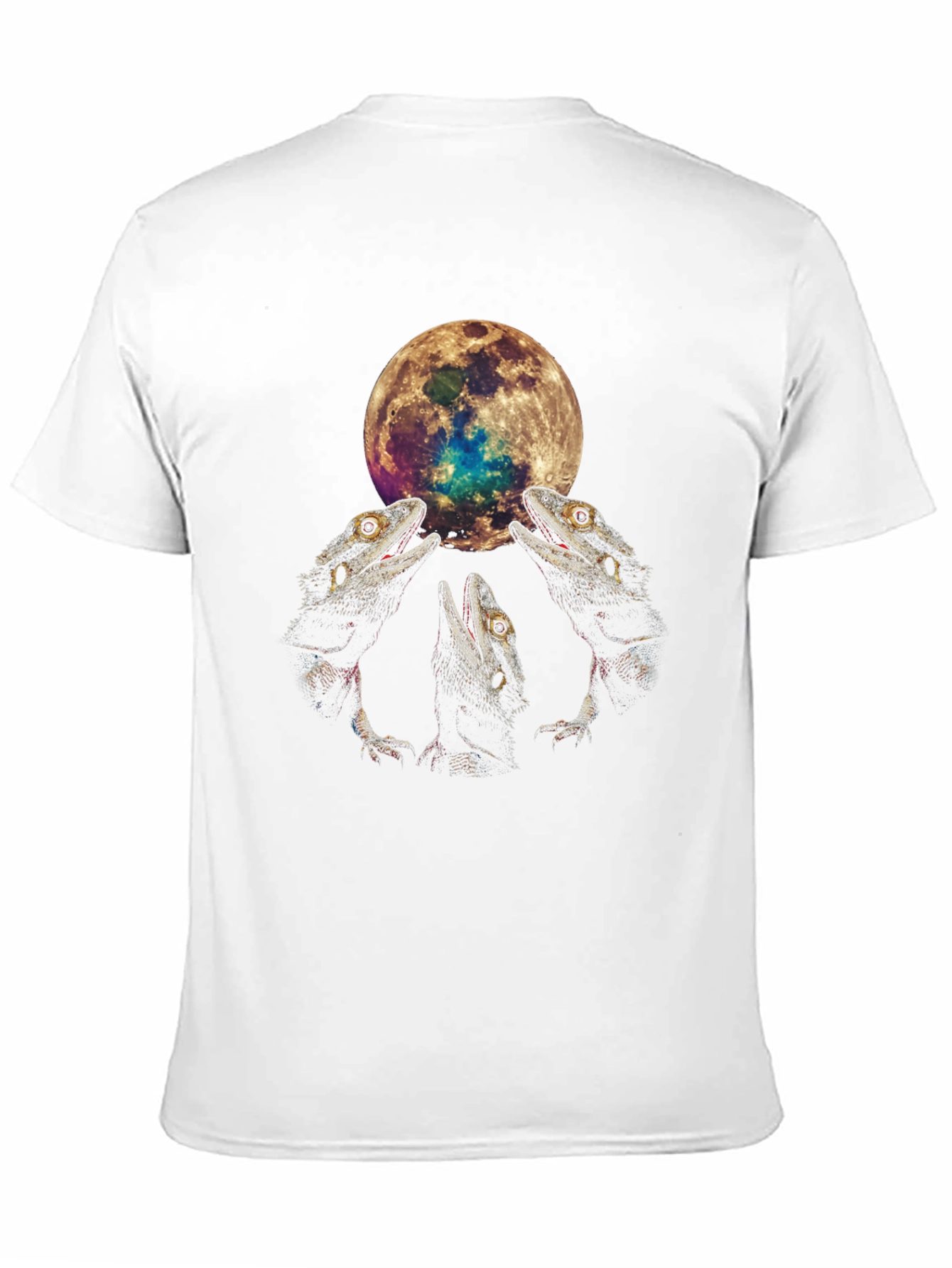 Lizard Moon T-Shirt - Unique Graphic Tee