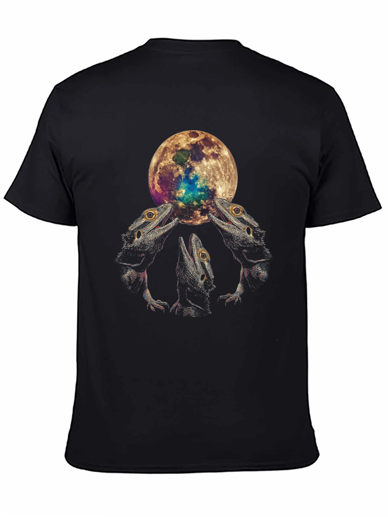 Lizard Moon T-Shirt - Unique Graphic Tee