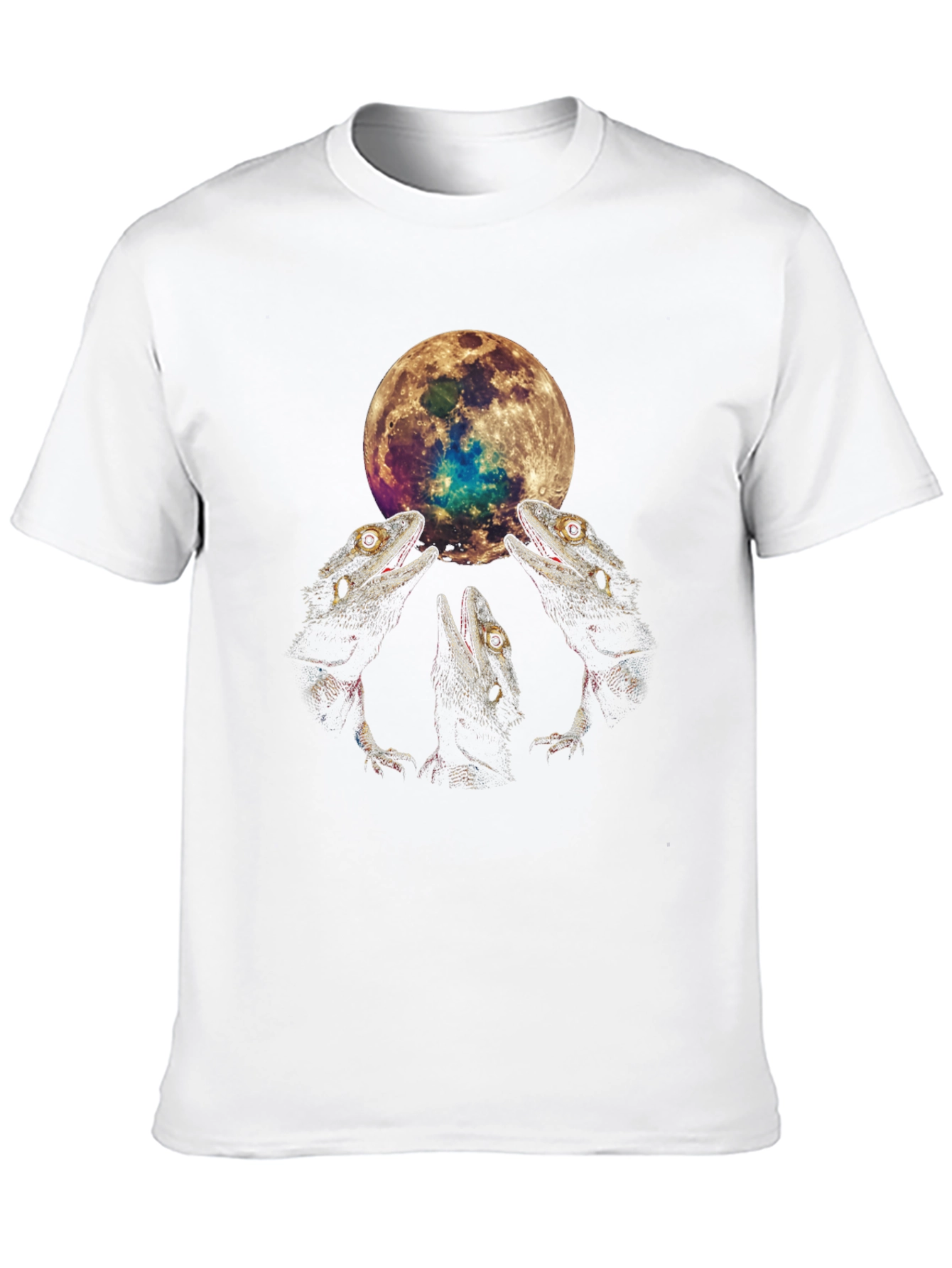 Lizard Moon T-Shirt - Unique Graphic Tee