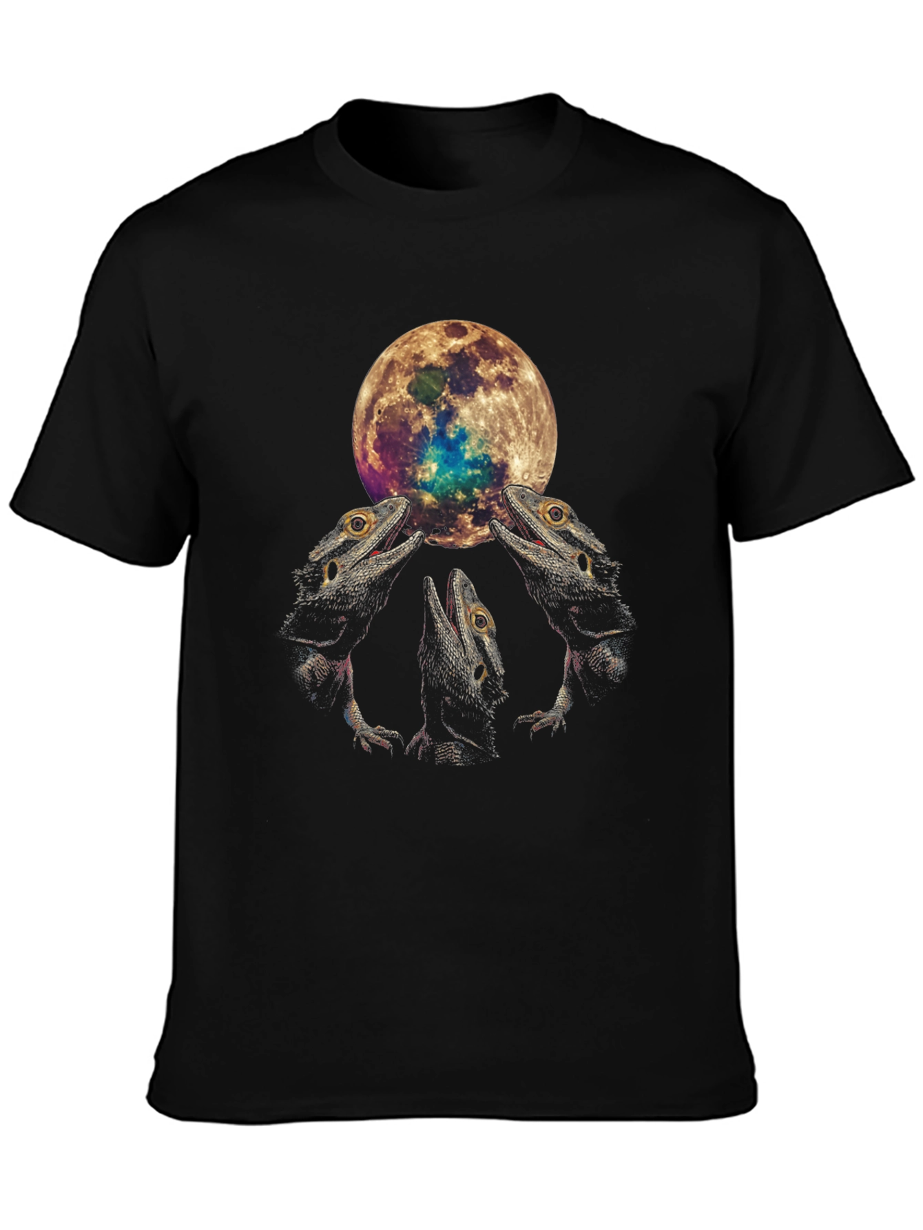 Lizard Moon T-Shirt - Unique Graphic Tee