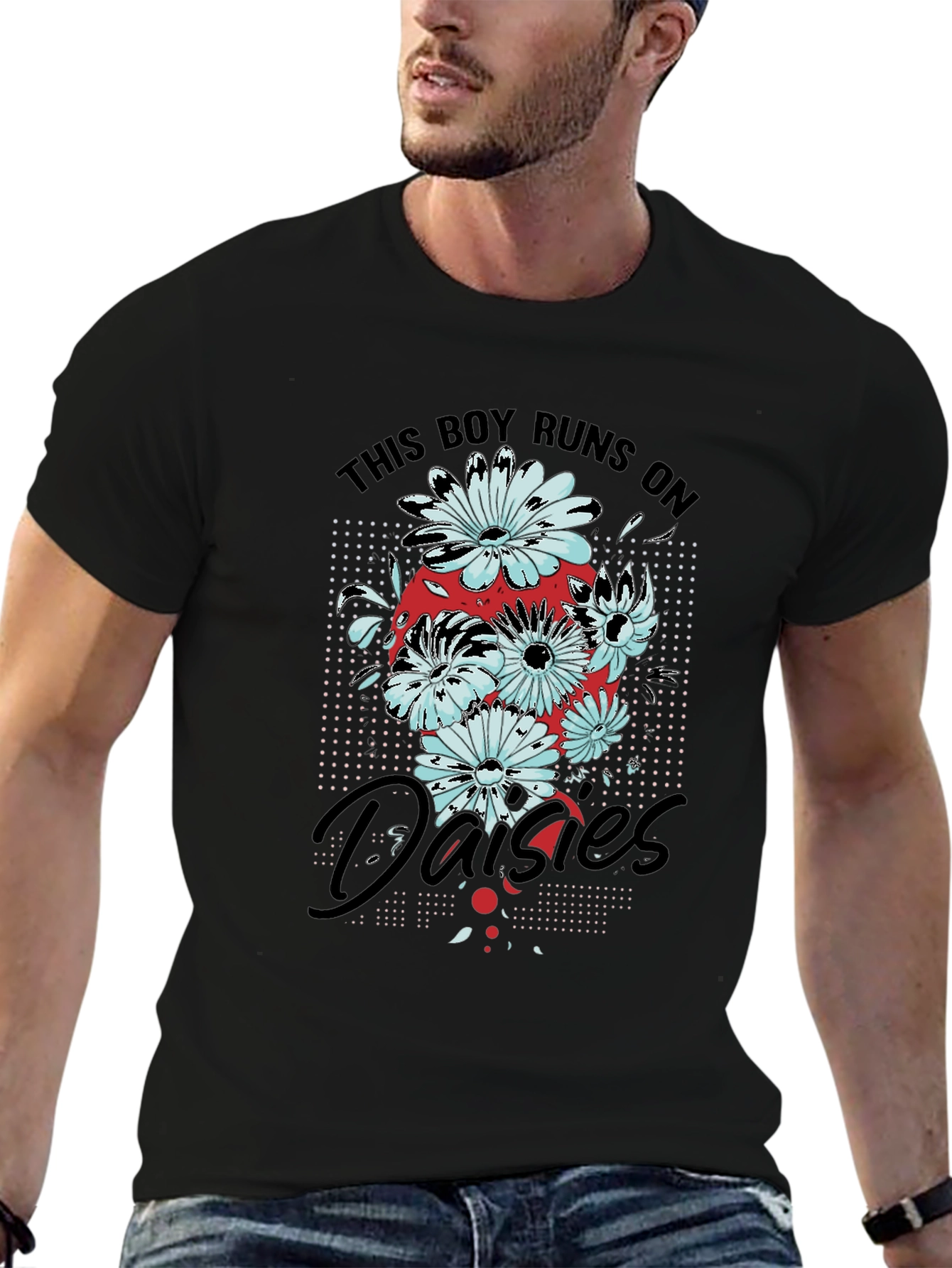 This Boy Runs On Daisies T-Shirt