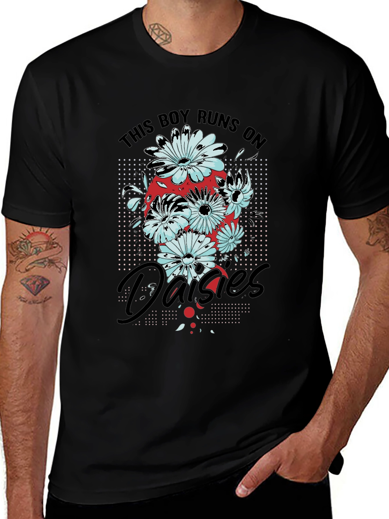 This Boy Runs On Daisies T-Shirt