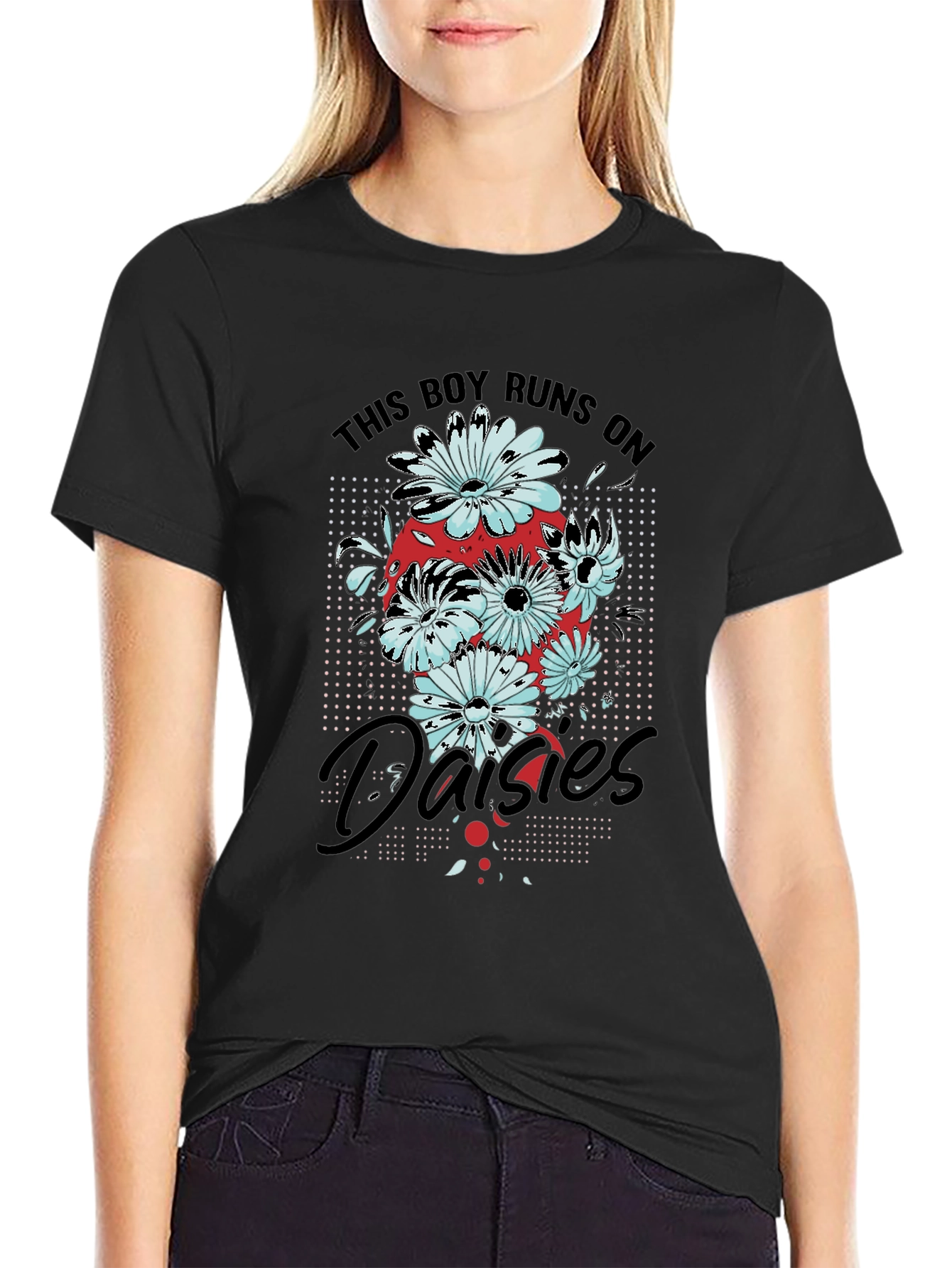 This Boy Runs On Daisies T-Shirt