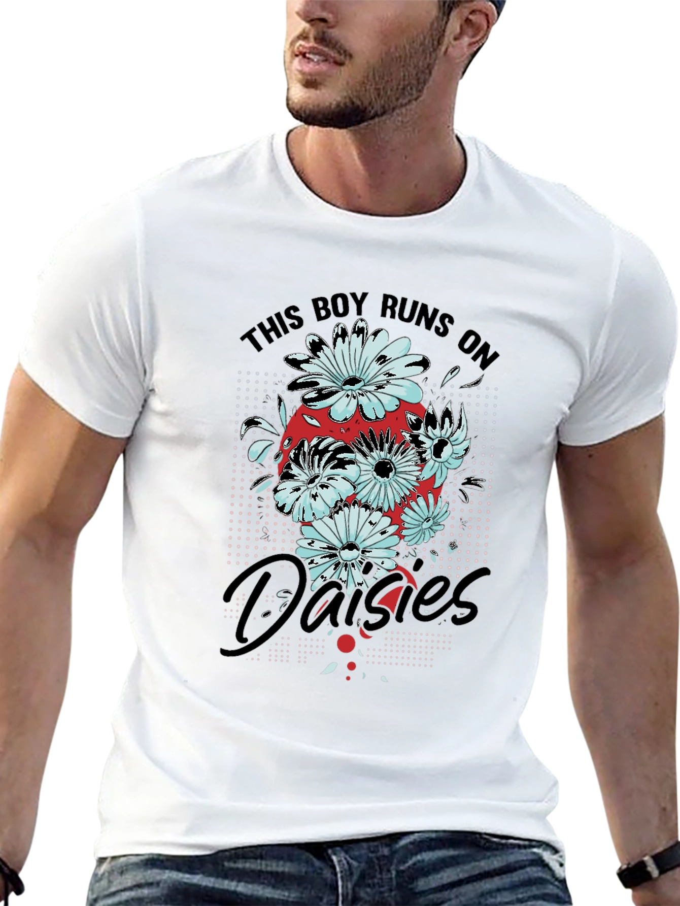 This Boy Runs On Daisies T-Shirt