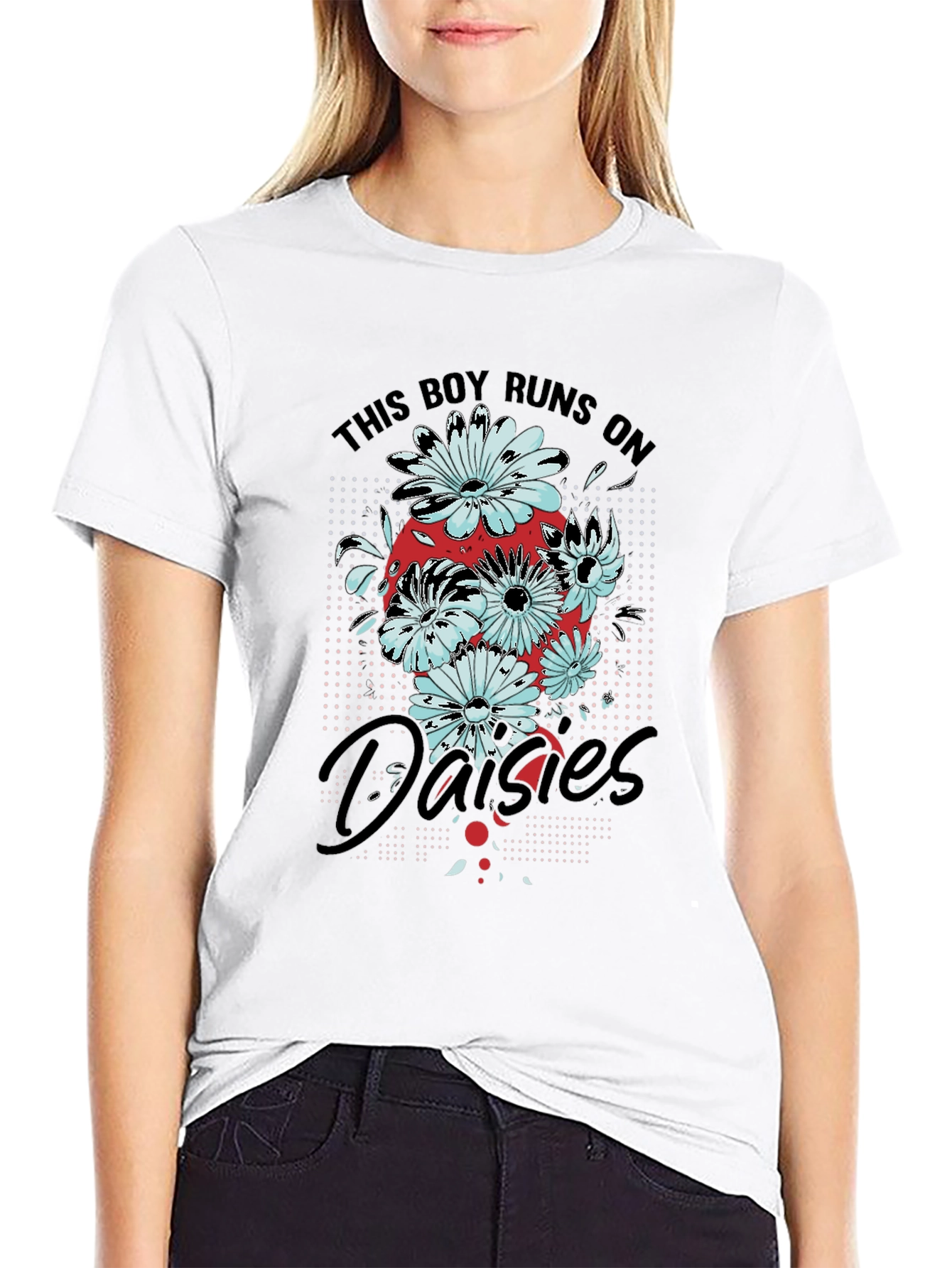 This Boy Runs On Daisies T-Shirt