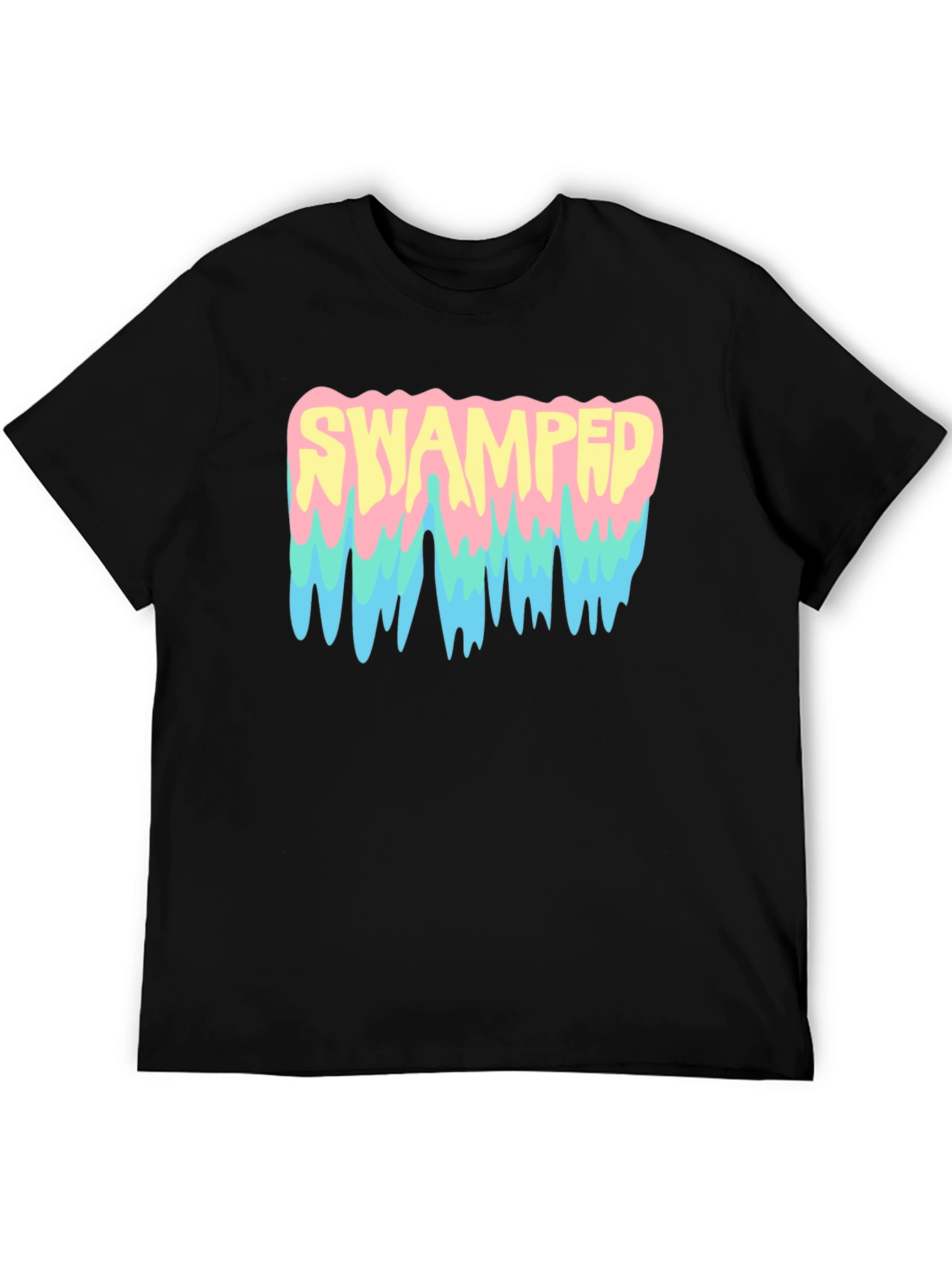 Swamped Graphic T-Shirt - Unique Drip Design