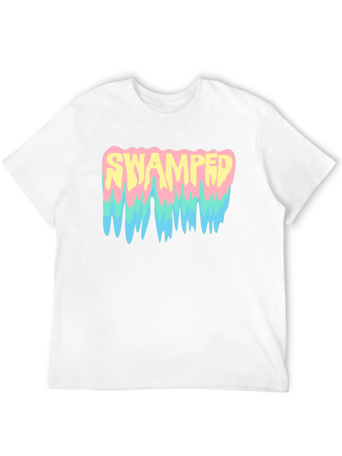 Swamped Graphic T-Shirt - Unique Drip Design