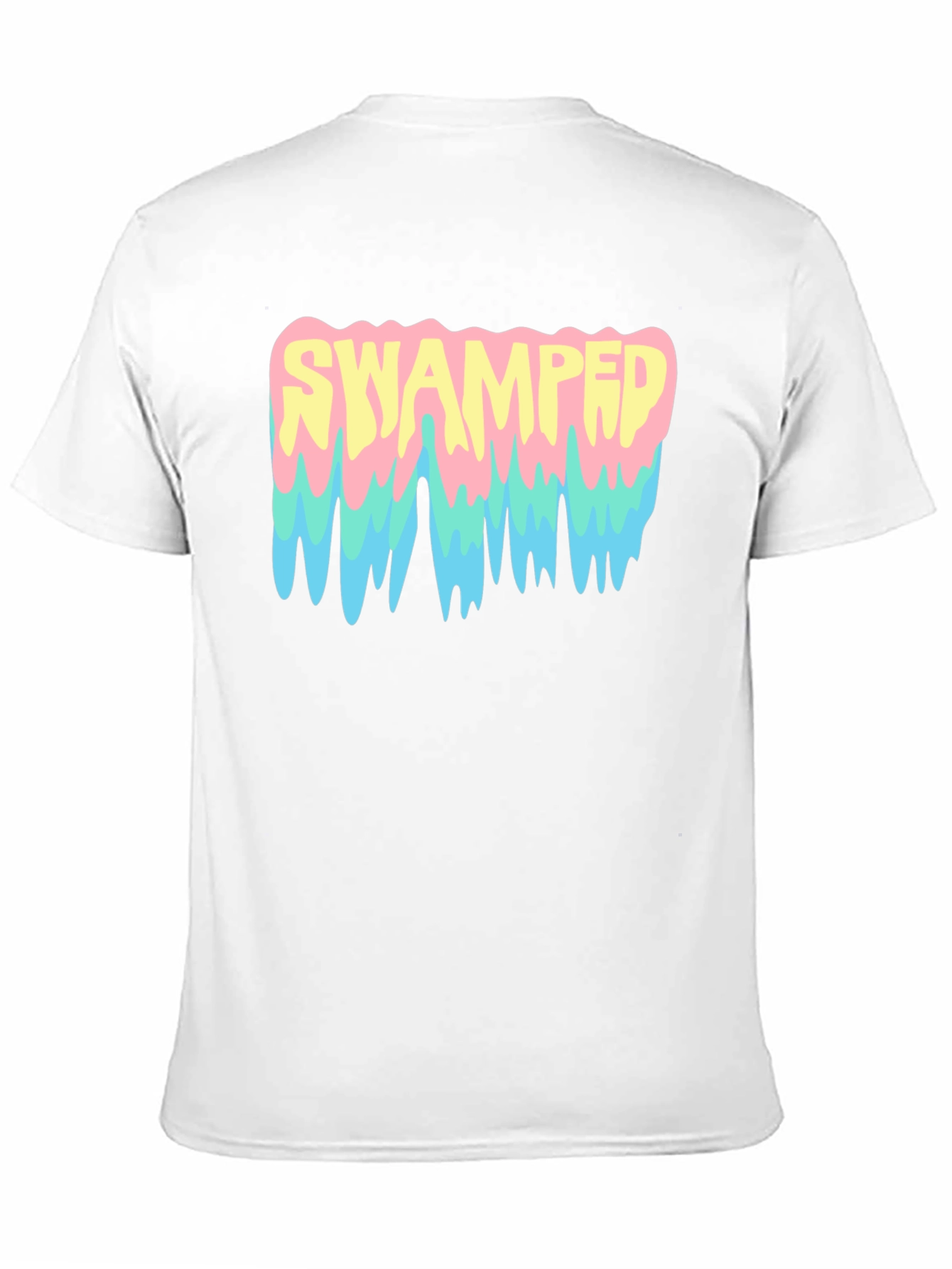 Swamped Graphic T-Shirt - Unique Drip Design