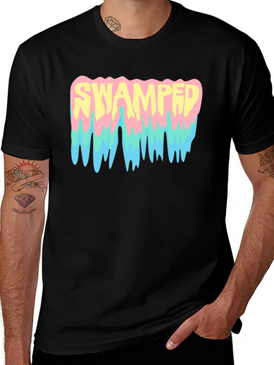 Swamped Graphic T-Shirt - Unique Drip Design