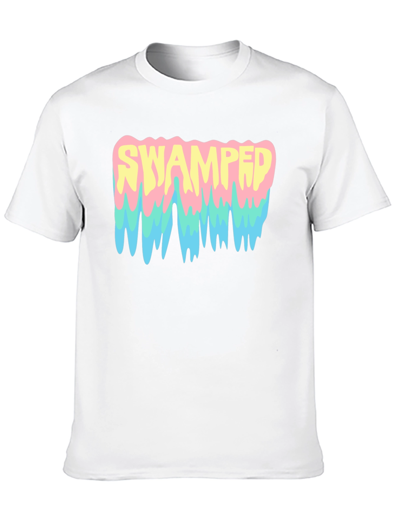 Swamped Graphic T-Shirt - Unique Drip Design