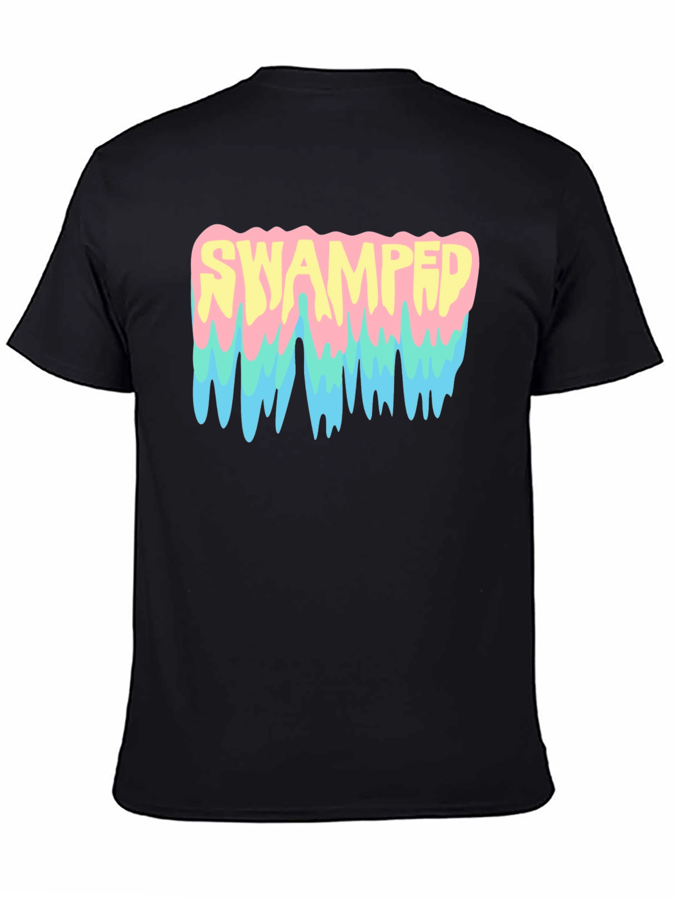 Swamped Graphic T-Shirt - Unique Drip Design