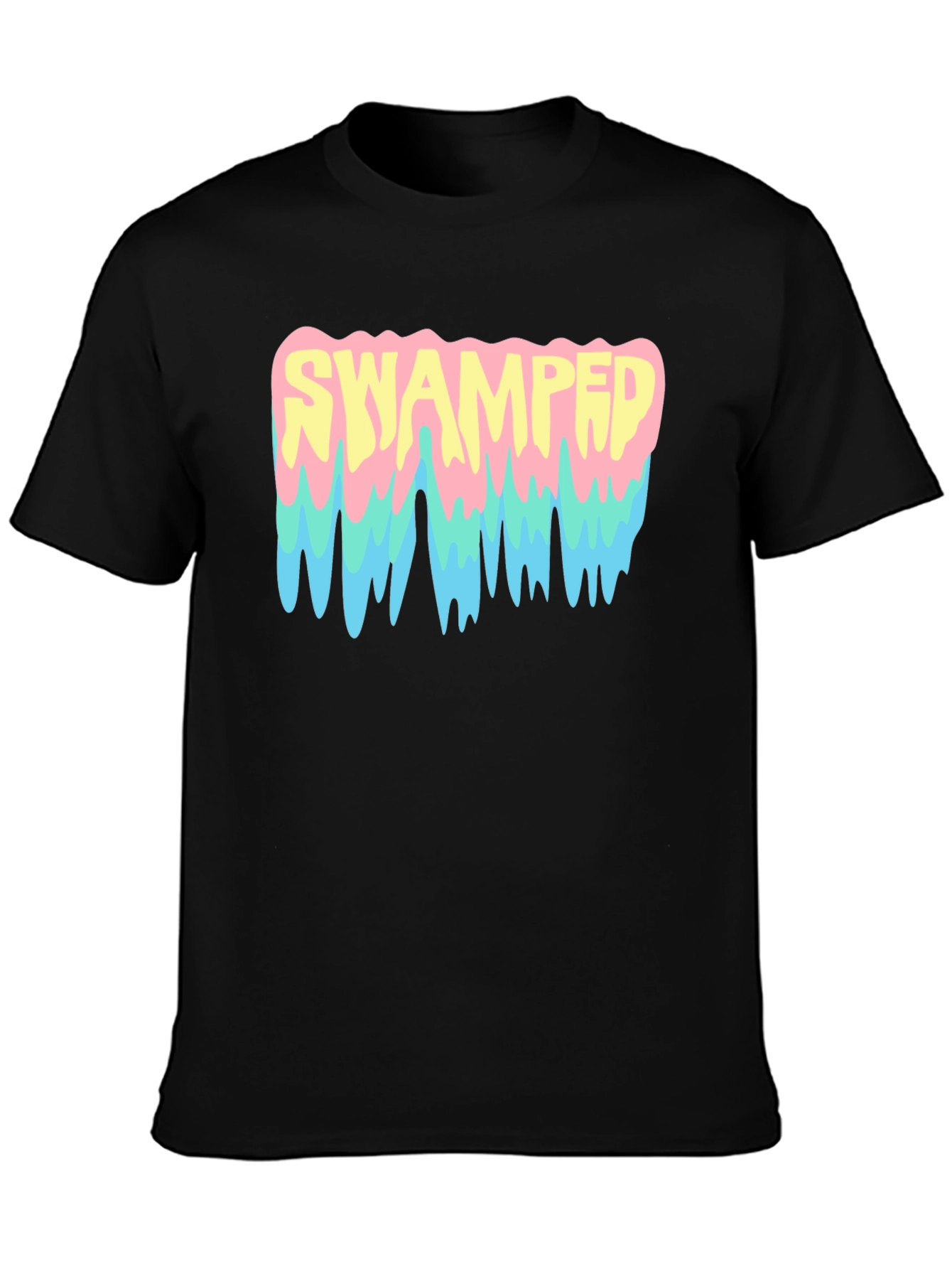 Swamped Graphic T-Shirt - Unique Drip Design
