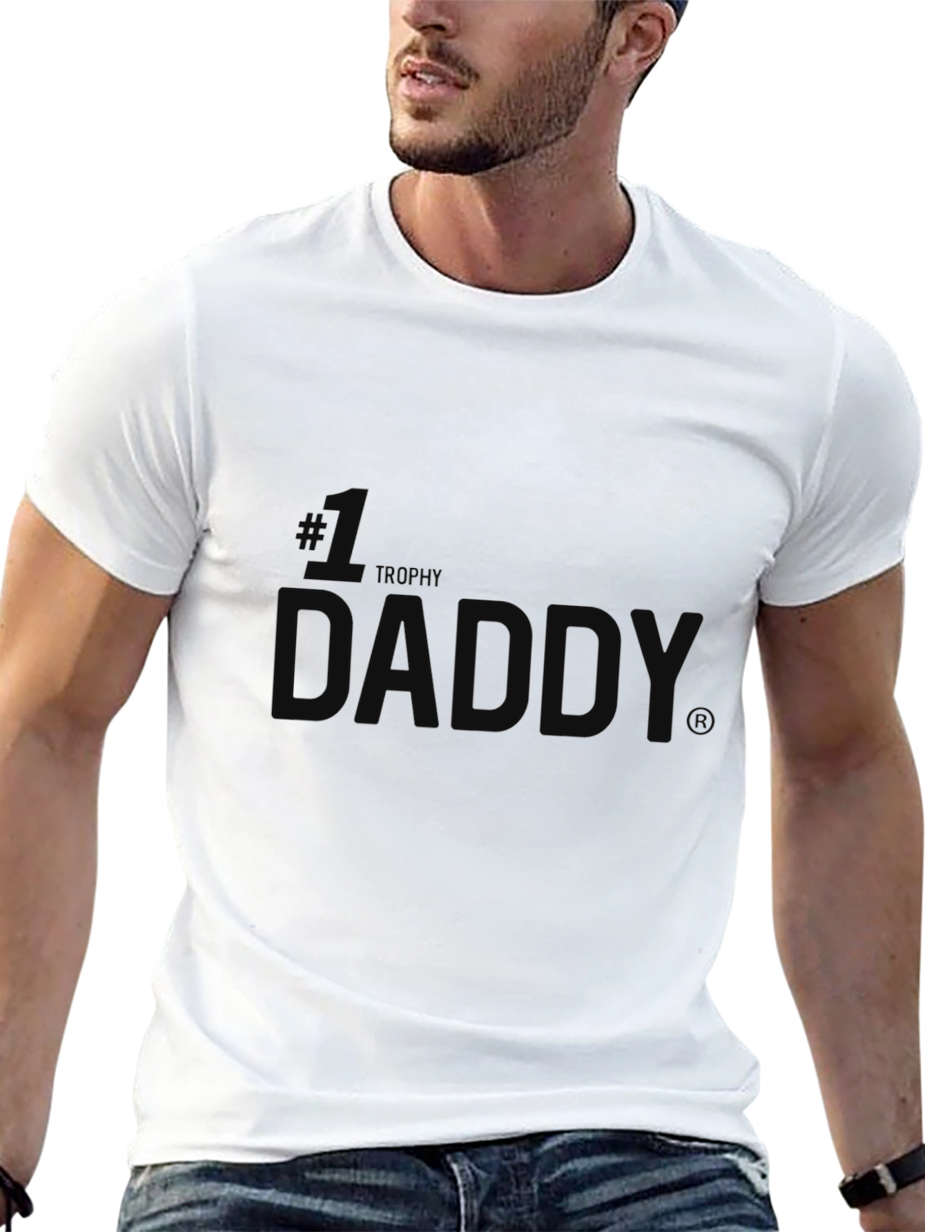 Trophy Daddy Black Graphic Tee