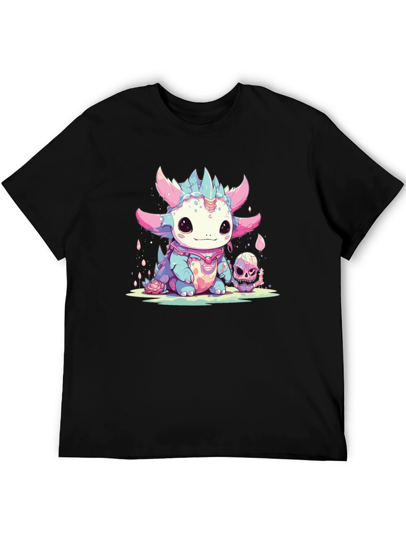 Kawaii Dragon Tee - Spooky Cute Style
